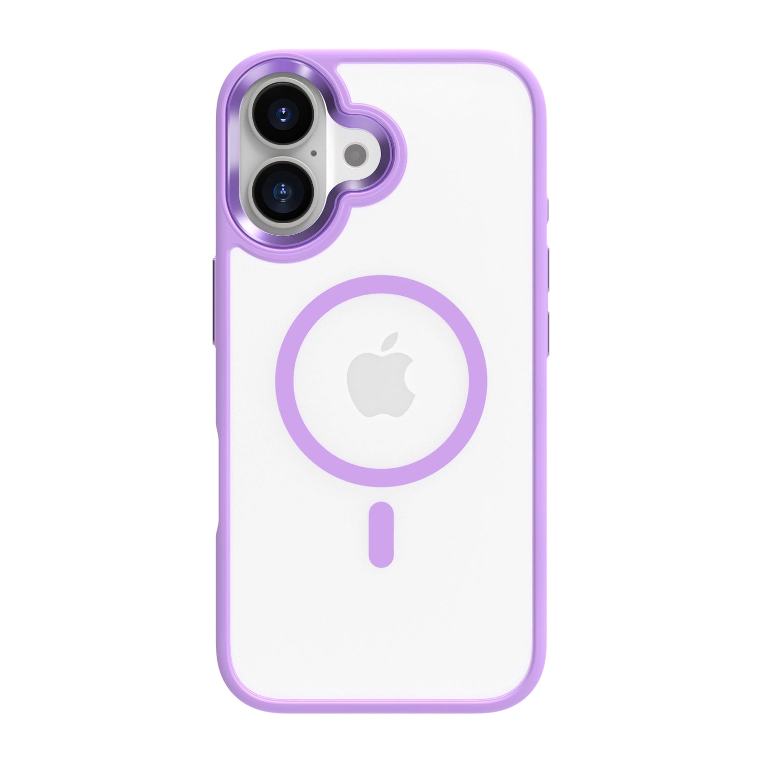 Clear-iPhone 16 plus Case-purple