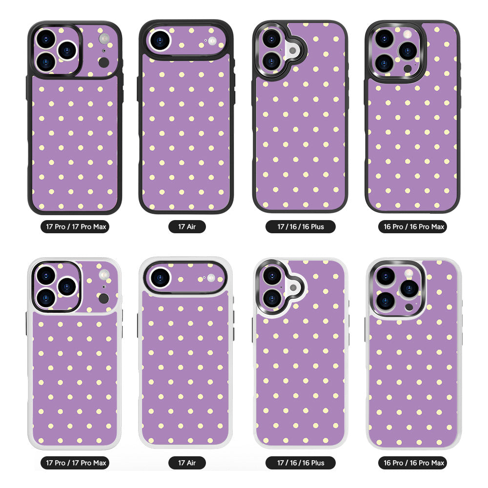 Mystic Purple Polk Dot Magsafe Tag Phone Case