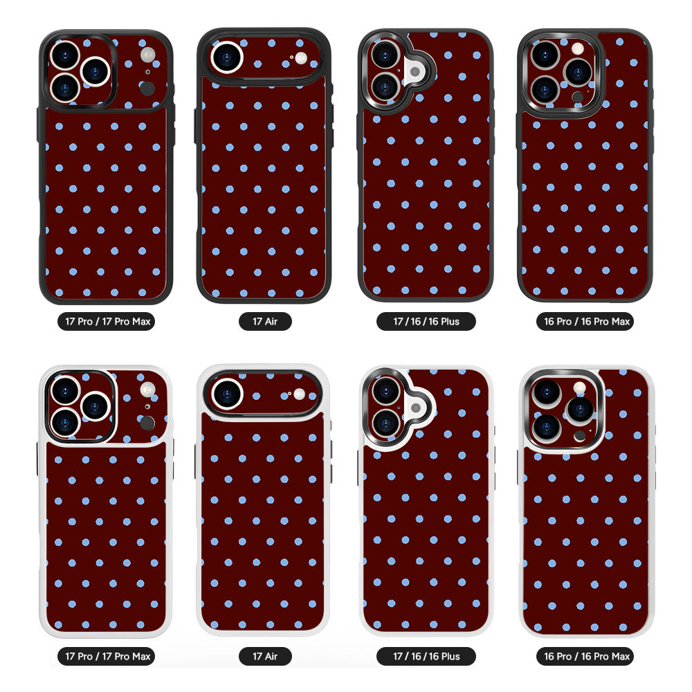 Coco Brown Polk Dot Tag Phone Case