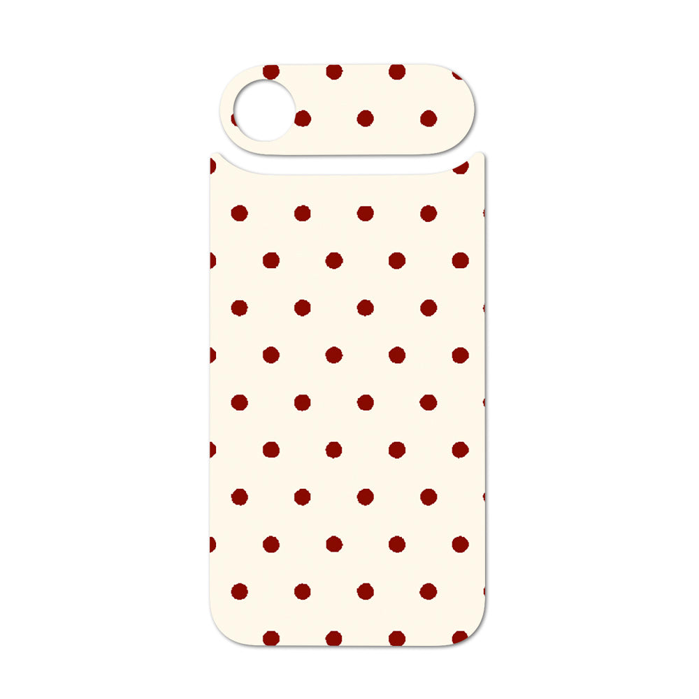 귀여운 도트 무늬 태그 휴대폰 스킨 랩