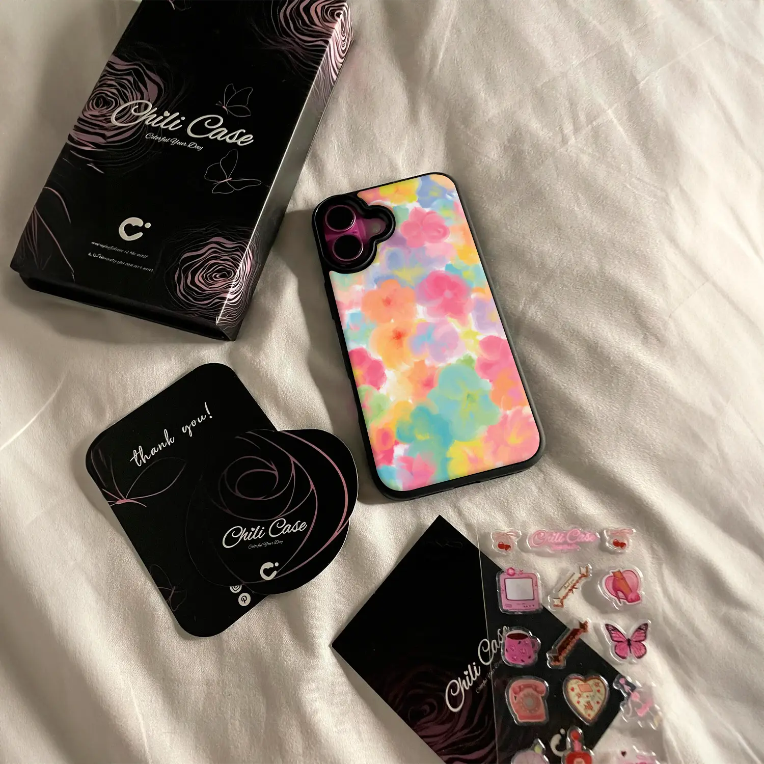 Neon Floral Magsafe iPhone Case