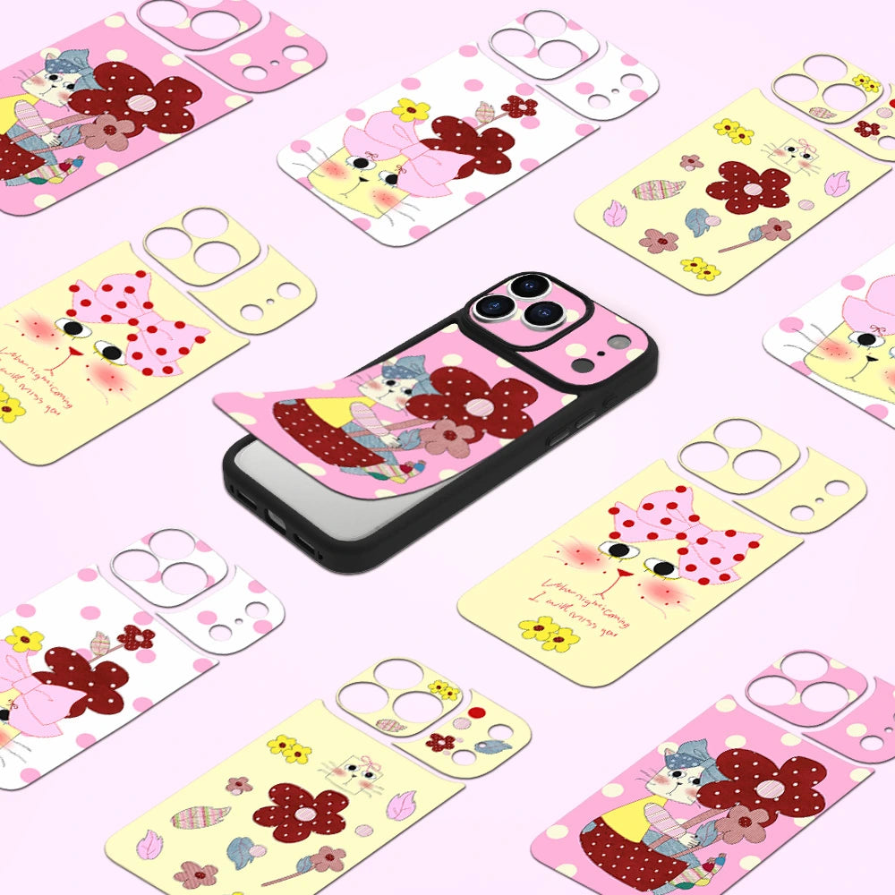 The Daily Cat Tag Phone Skin Wraps