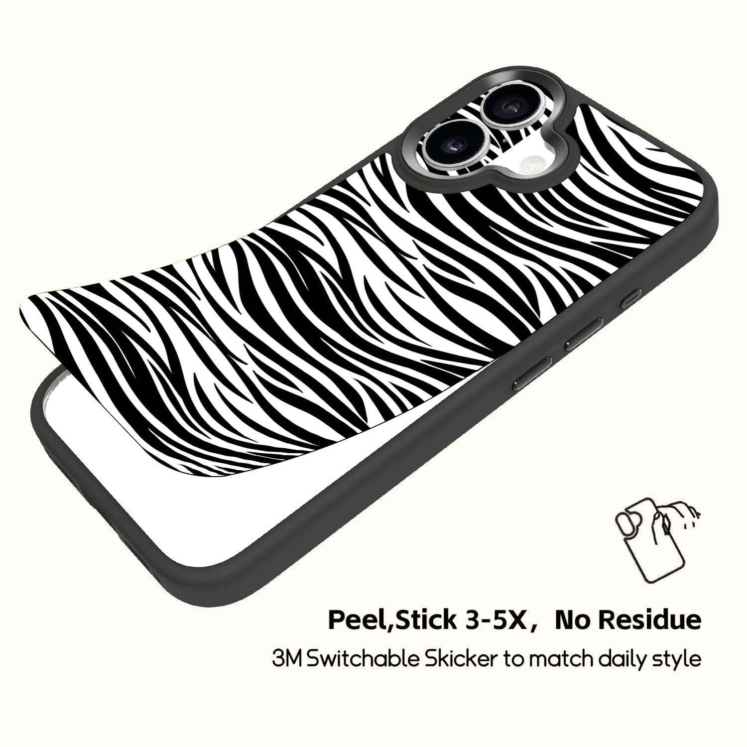 Wild Child Zebra Magsafe iPhone Case