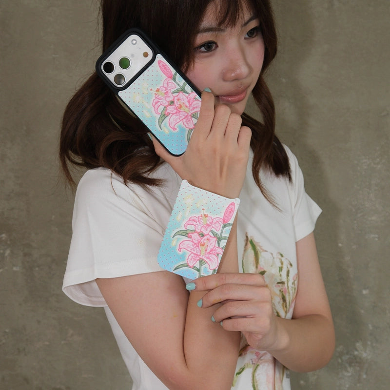 Mint Lily Interchangeable iPhone Case