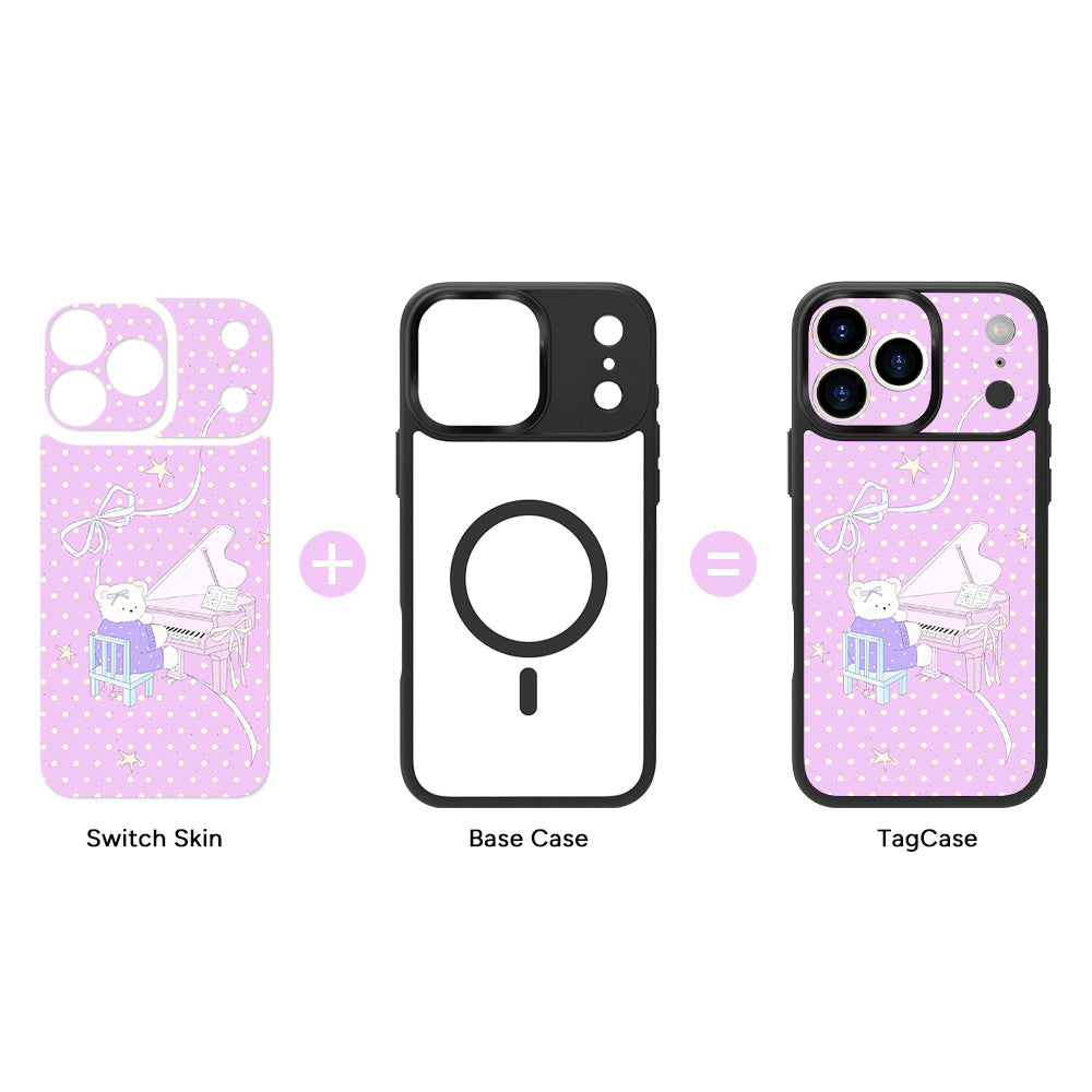 Bear's Melody Tag Phone Case