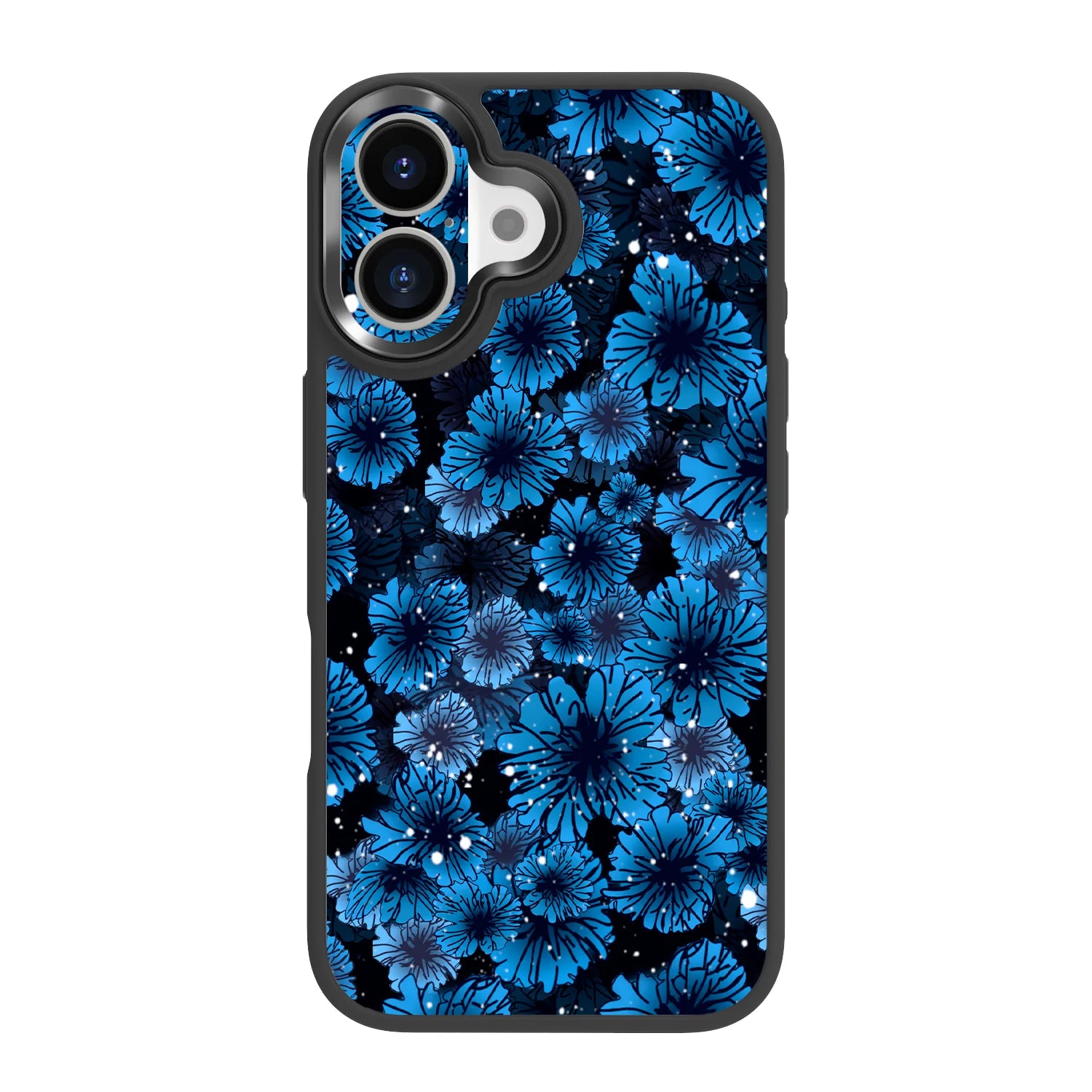Navy Daisy Magsafe iPhone Case