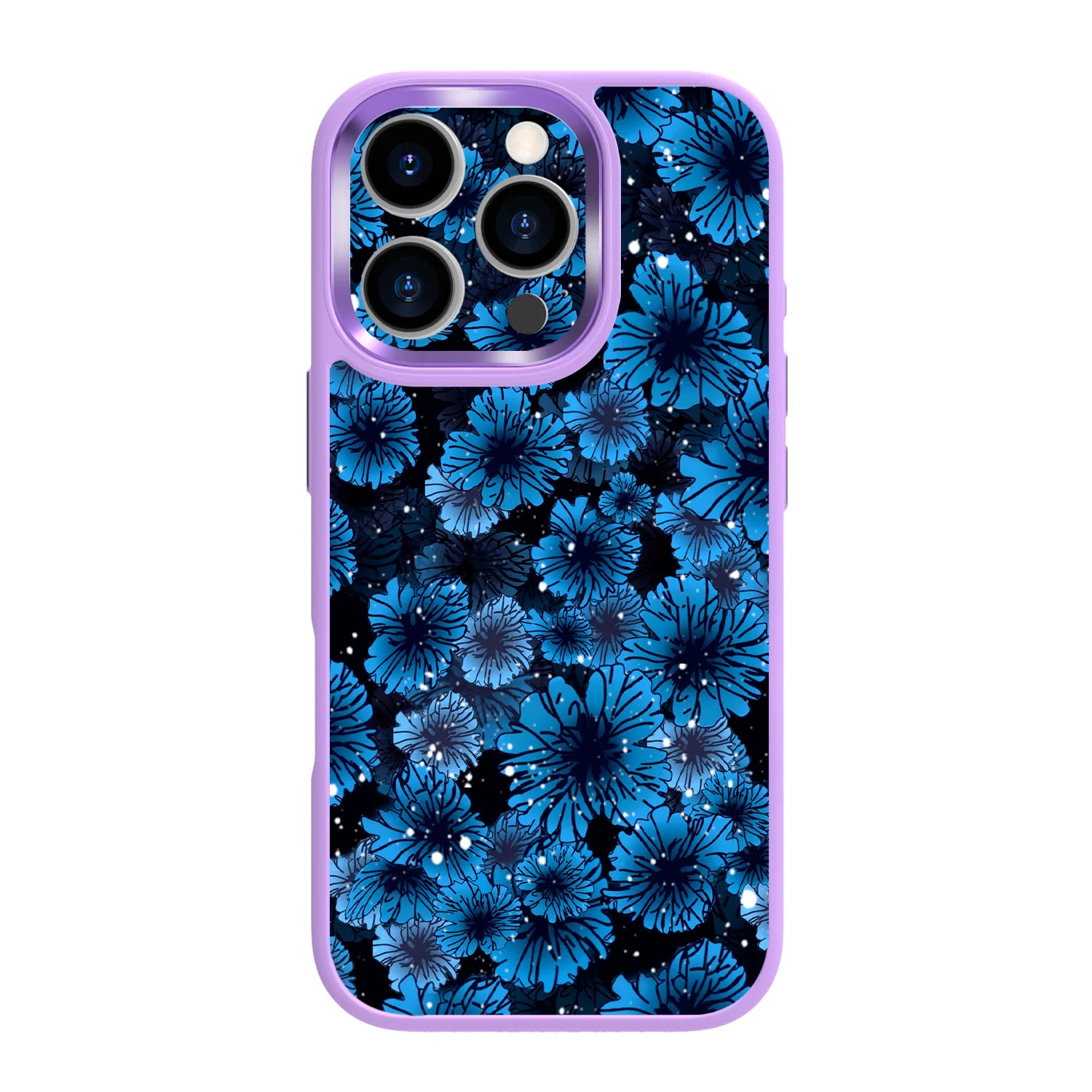 Navy Daisy Magsafe iPhone Case