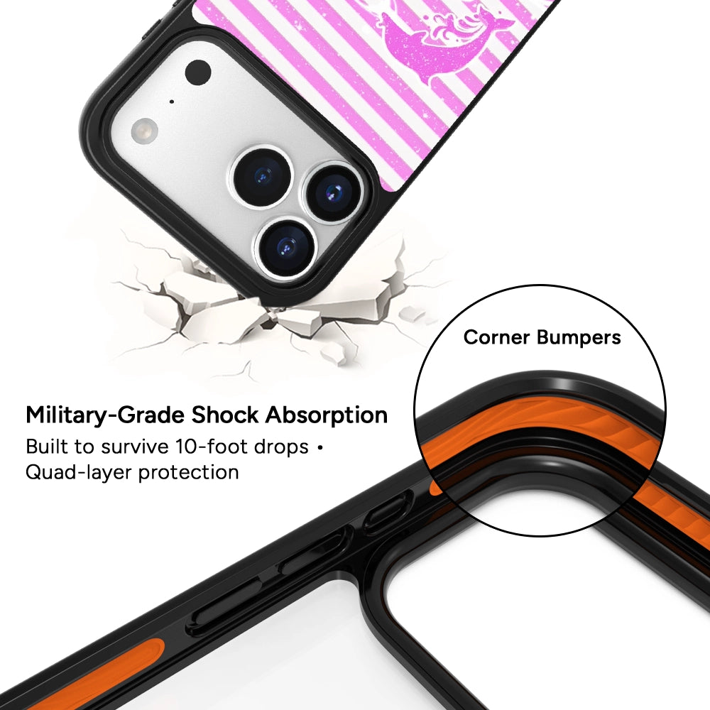 Retro Hibiscus Interchangeable iPhone Case