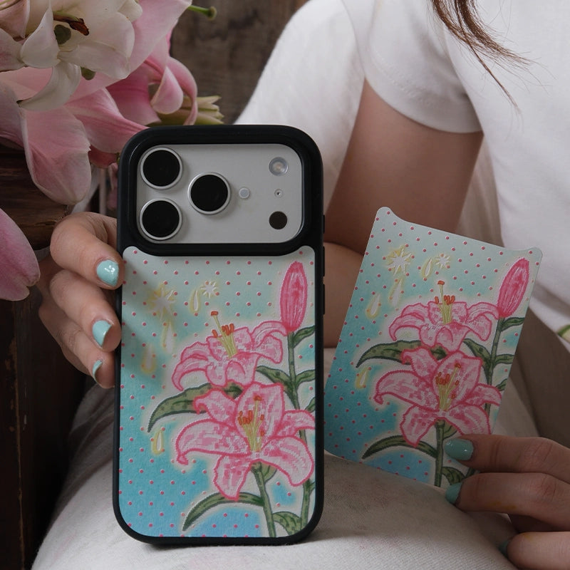 Mint Lily Interchangeable iPhone Case