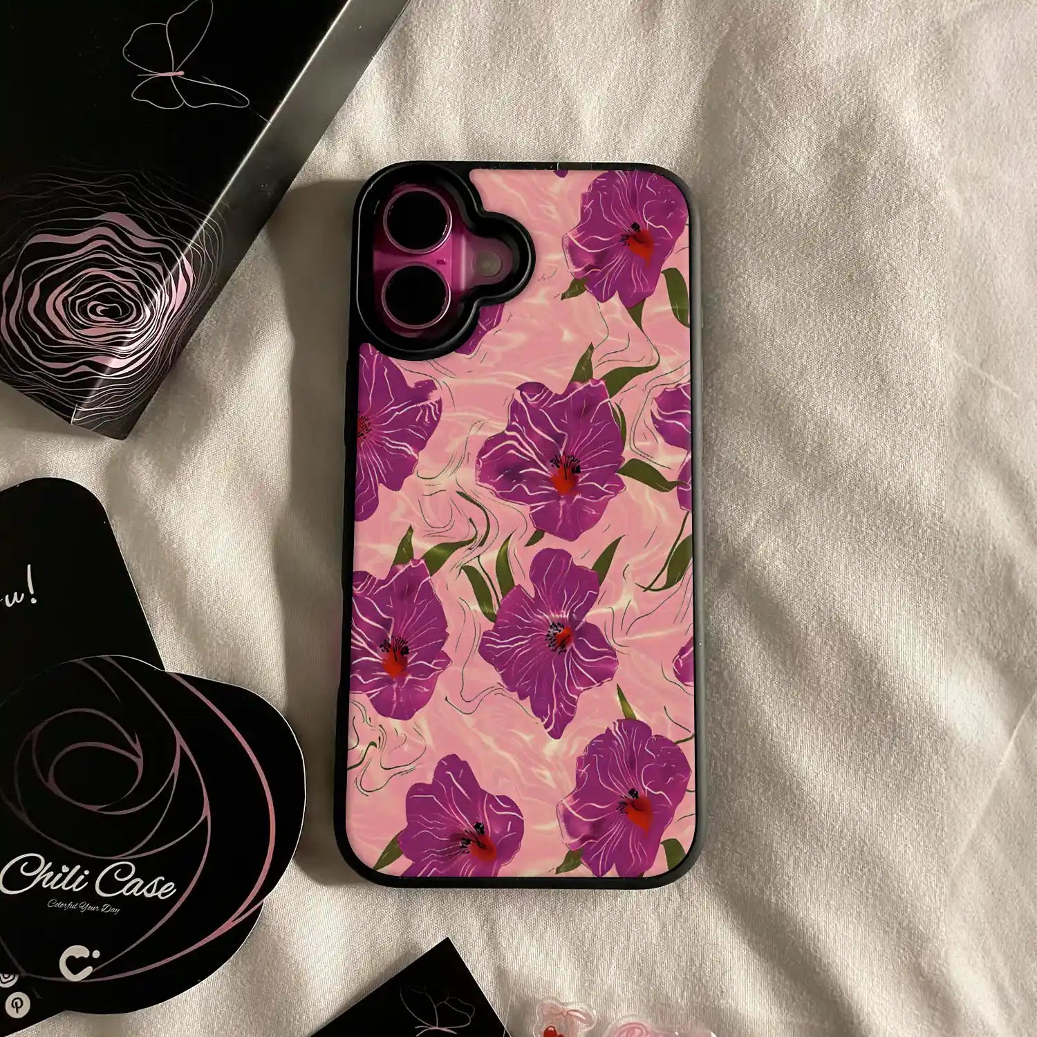 Violet Swirl Magsafe iPhone Case