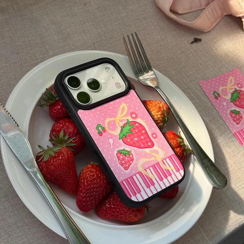 Strawberry Dot Interchangeable iPhone Case