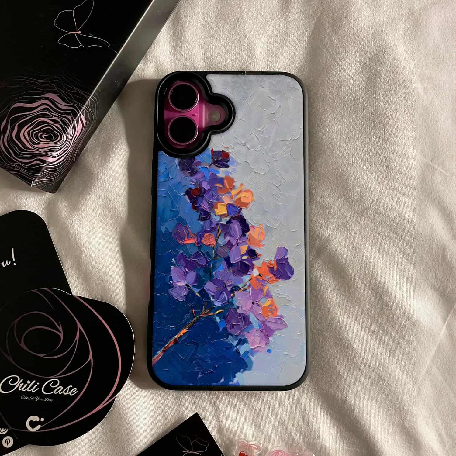 Magsafe Lavender Leafy iPhone Case
