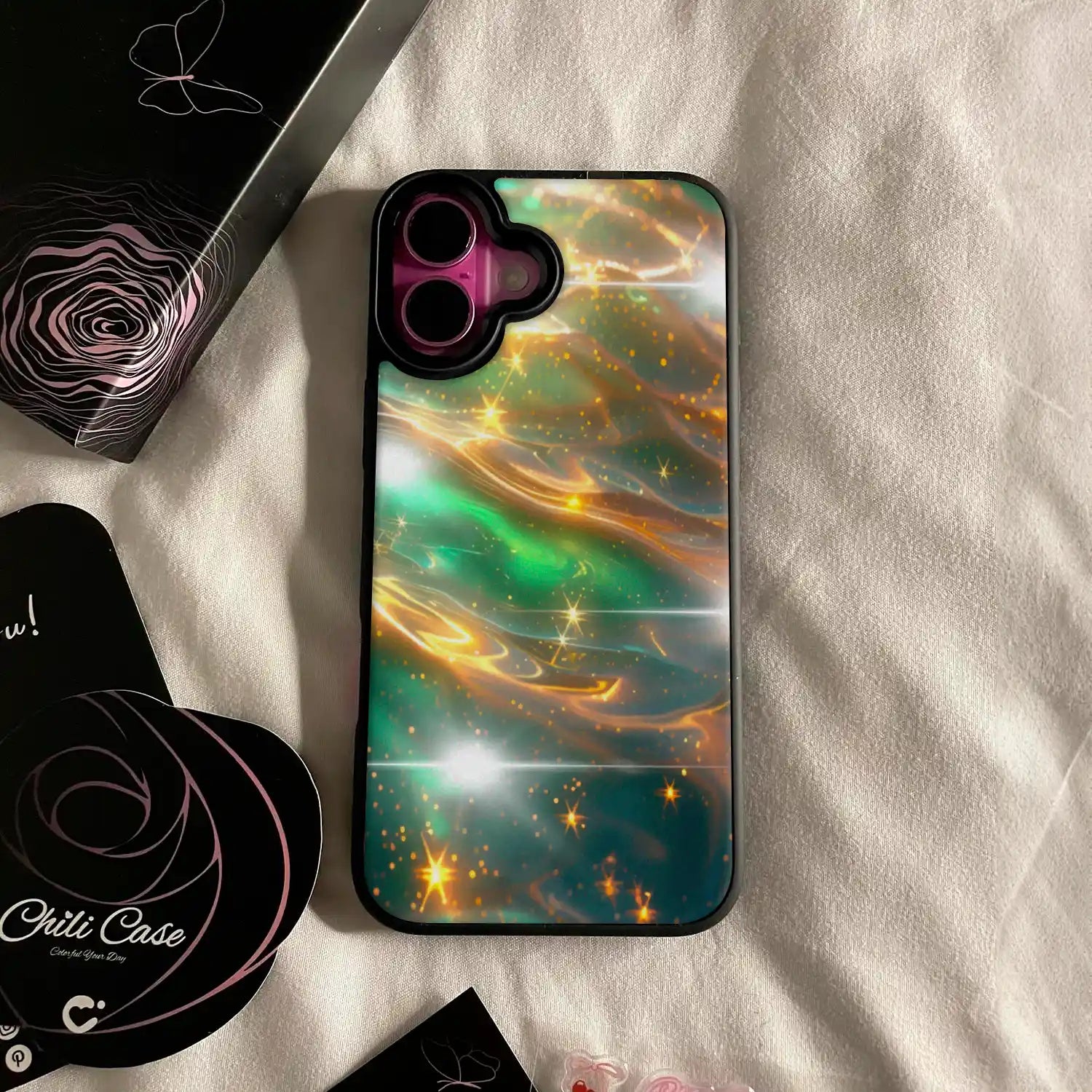 Magsafe Golden Stardust iPhone Case