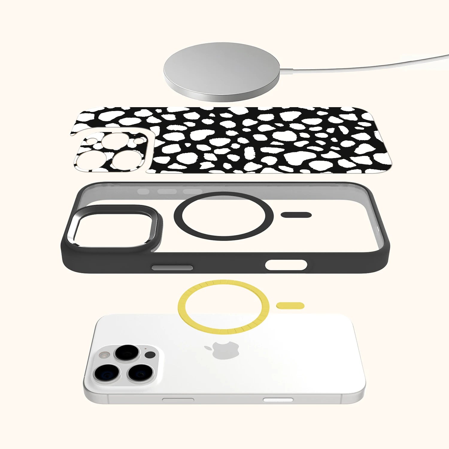 Black Break Magsafe iPhone Case