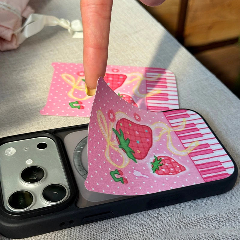 Strawberry Dot Interchangeable iPhone Case