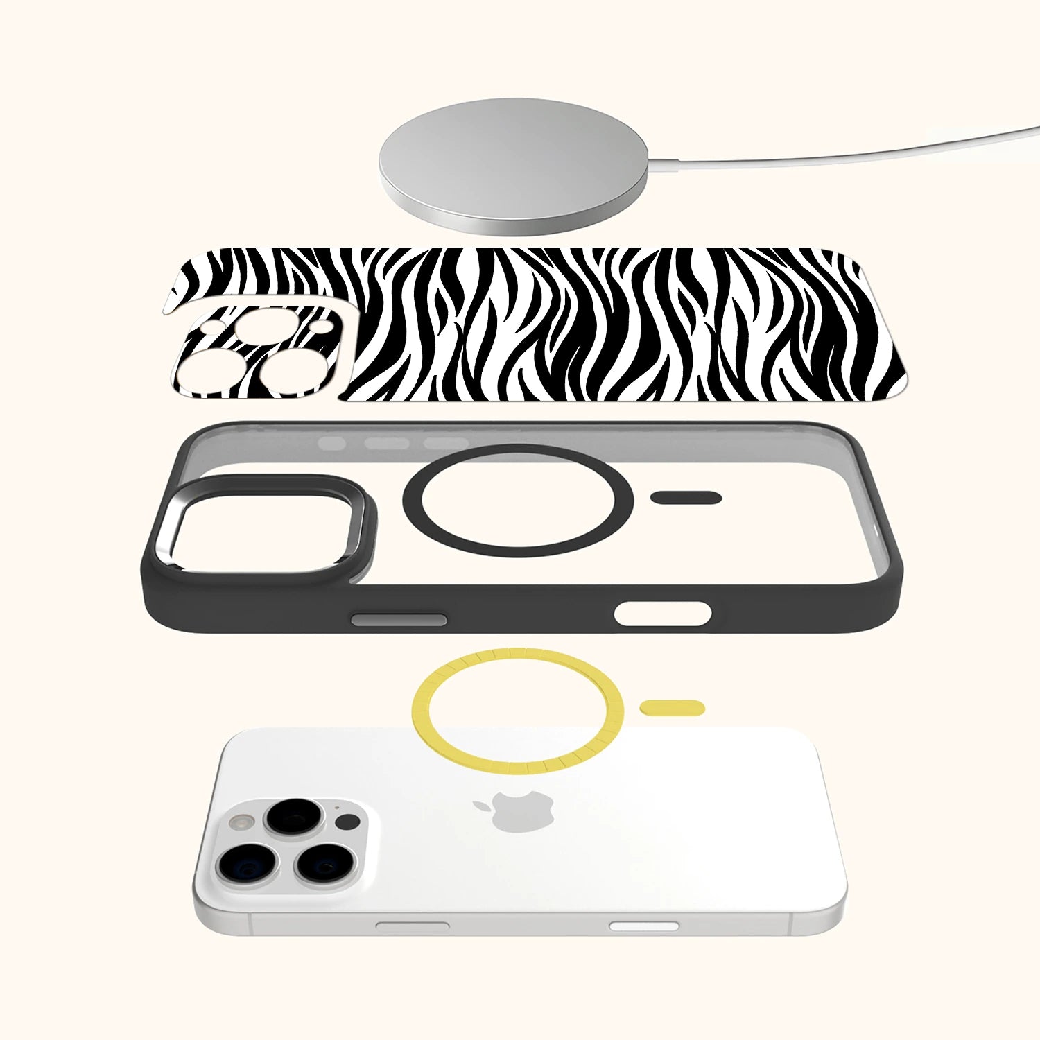 Wild Child Zebra Magsafe iPhone Case