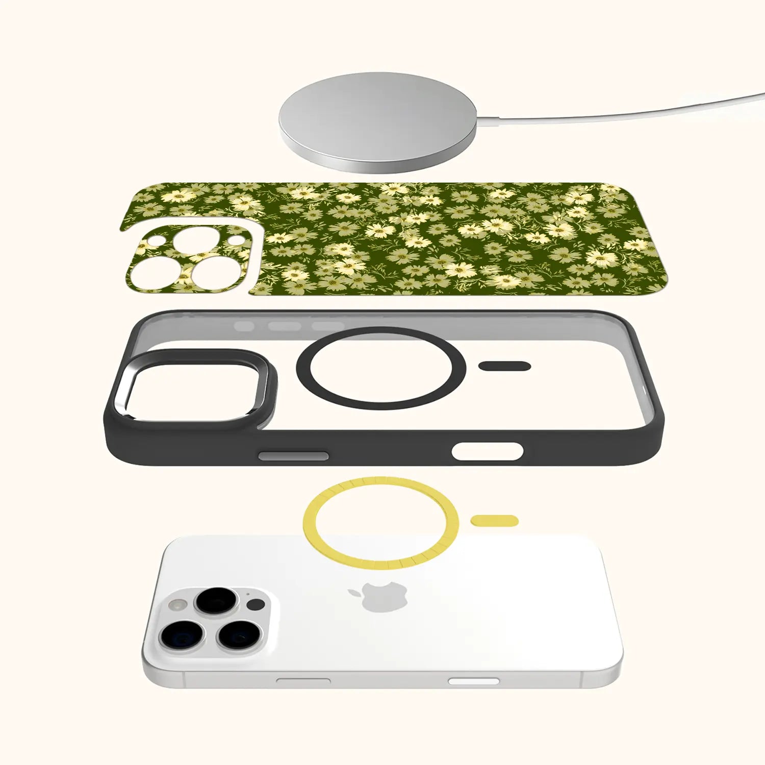 Retro Daisy Magsafe iPhone Case