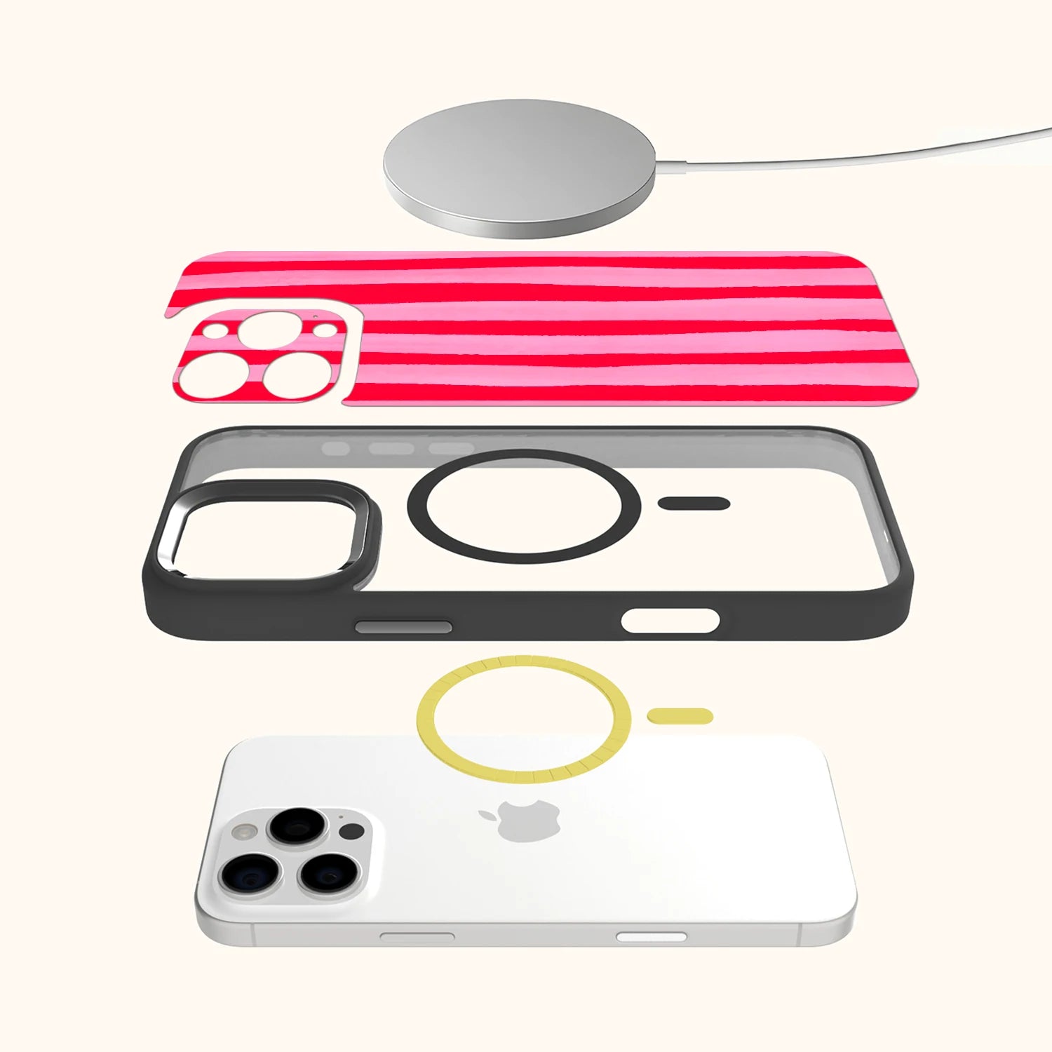 Bubblegum Waves Magsafe iPhone Case