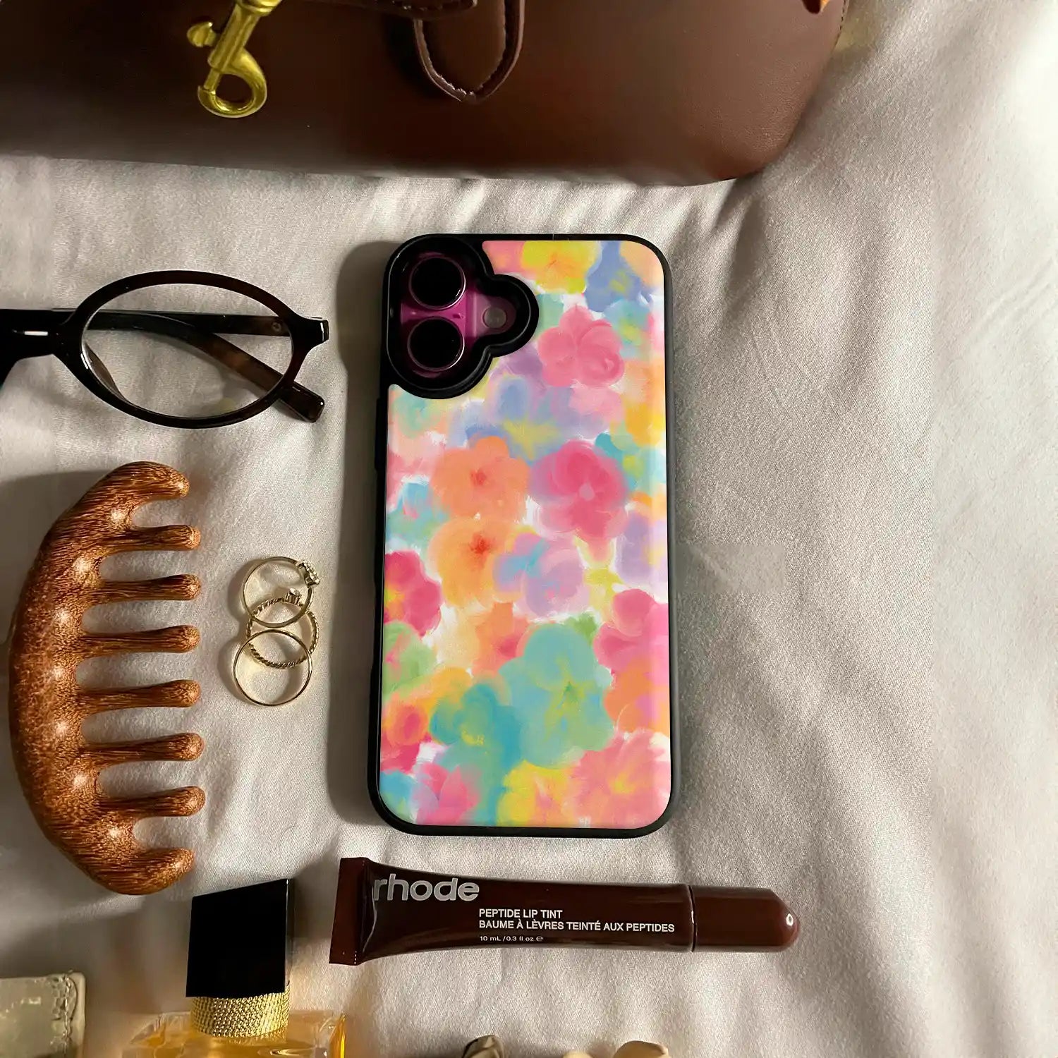 Neon Floral Magsafe iPhone Case