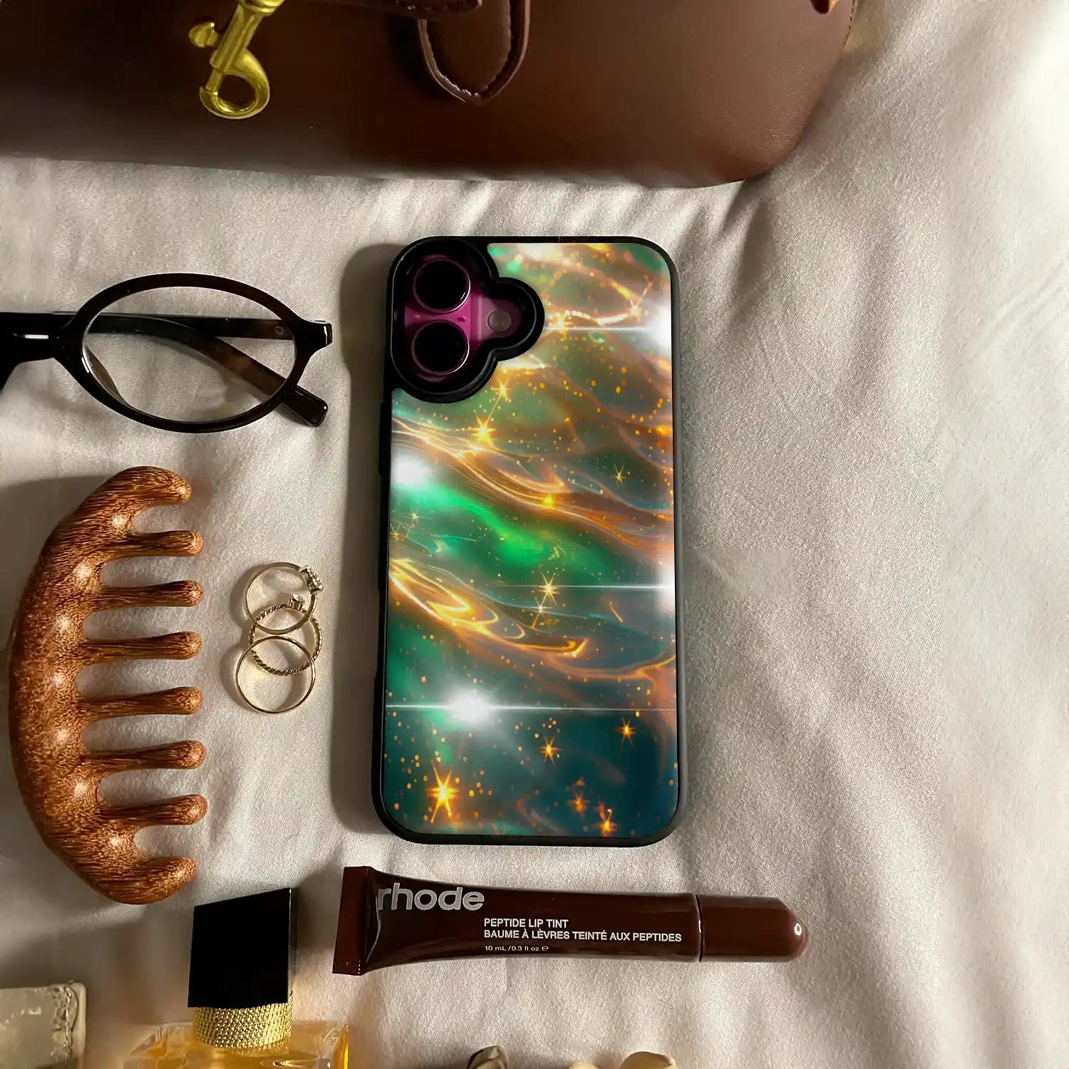Magsafe Golden Stardust iPhone Case