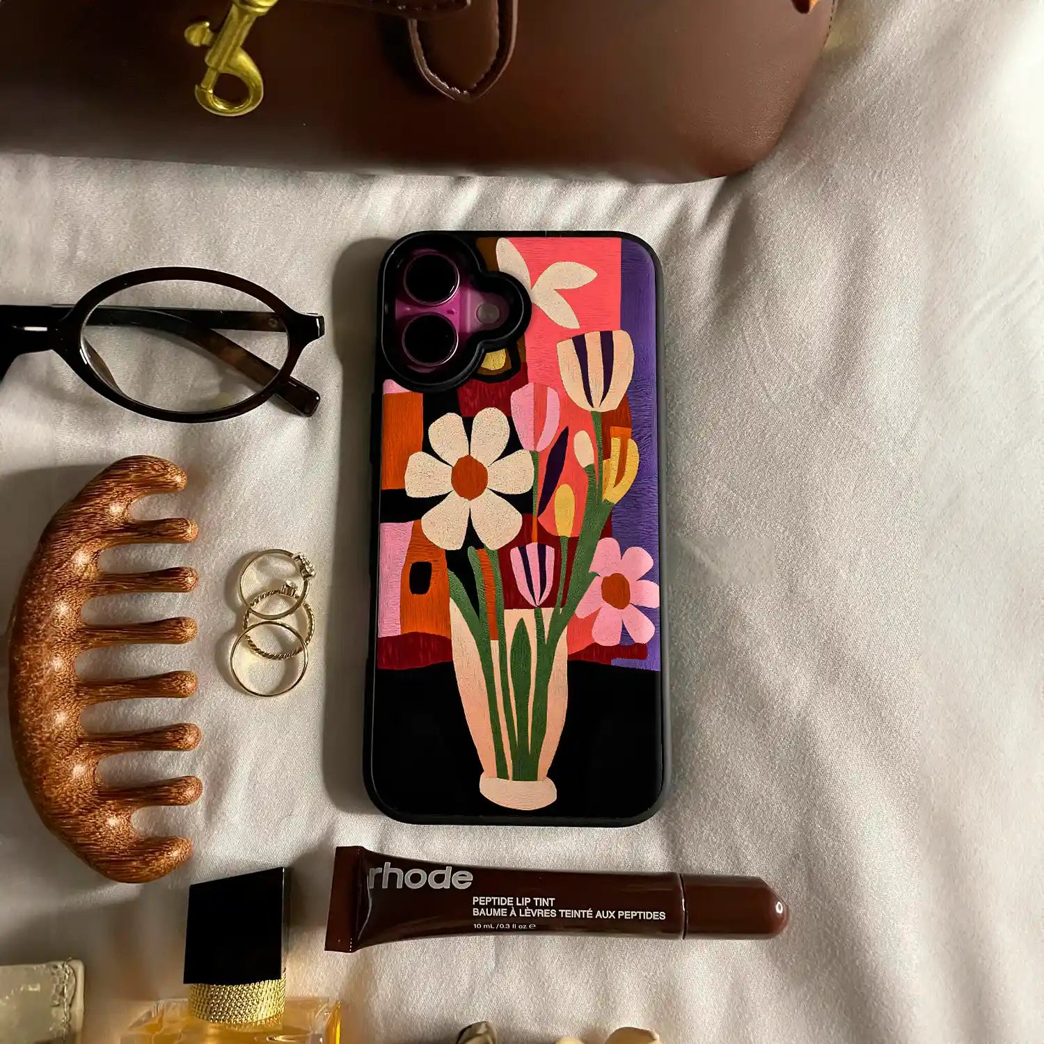 Floral Patchwork Magsafe iPhone Case