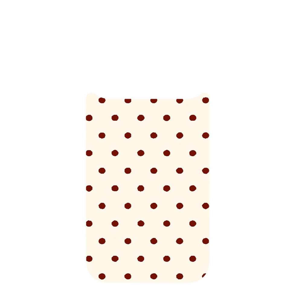 Beige Dot Interchangeable iPhone Case