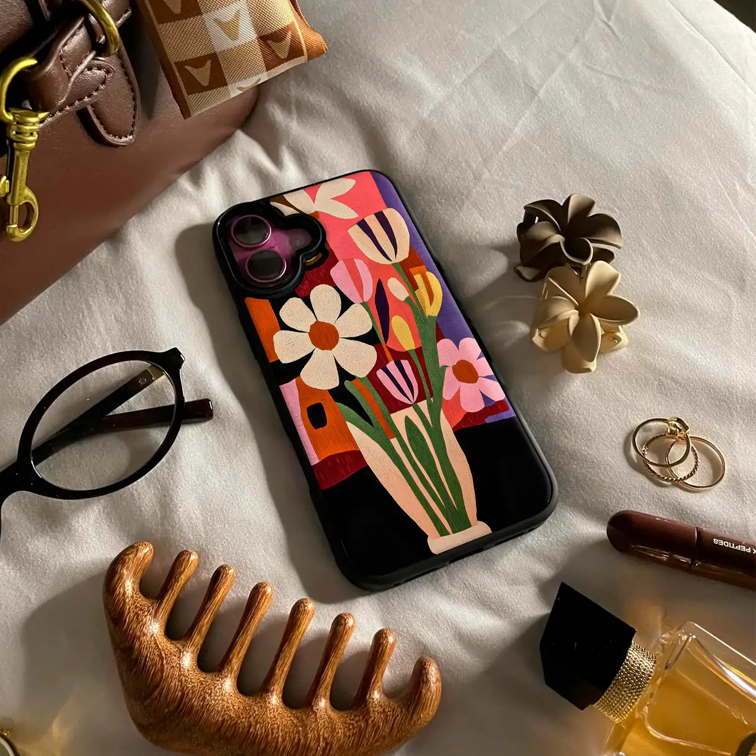 Floral Patchwork Magsafe iPhone Case