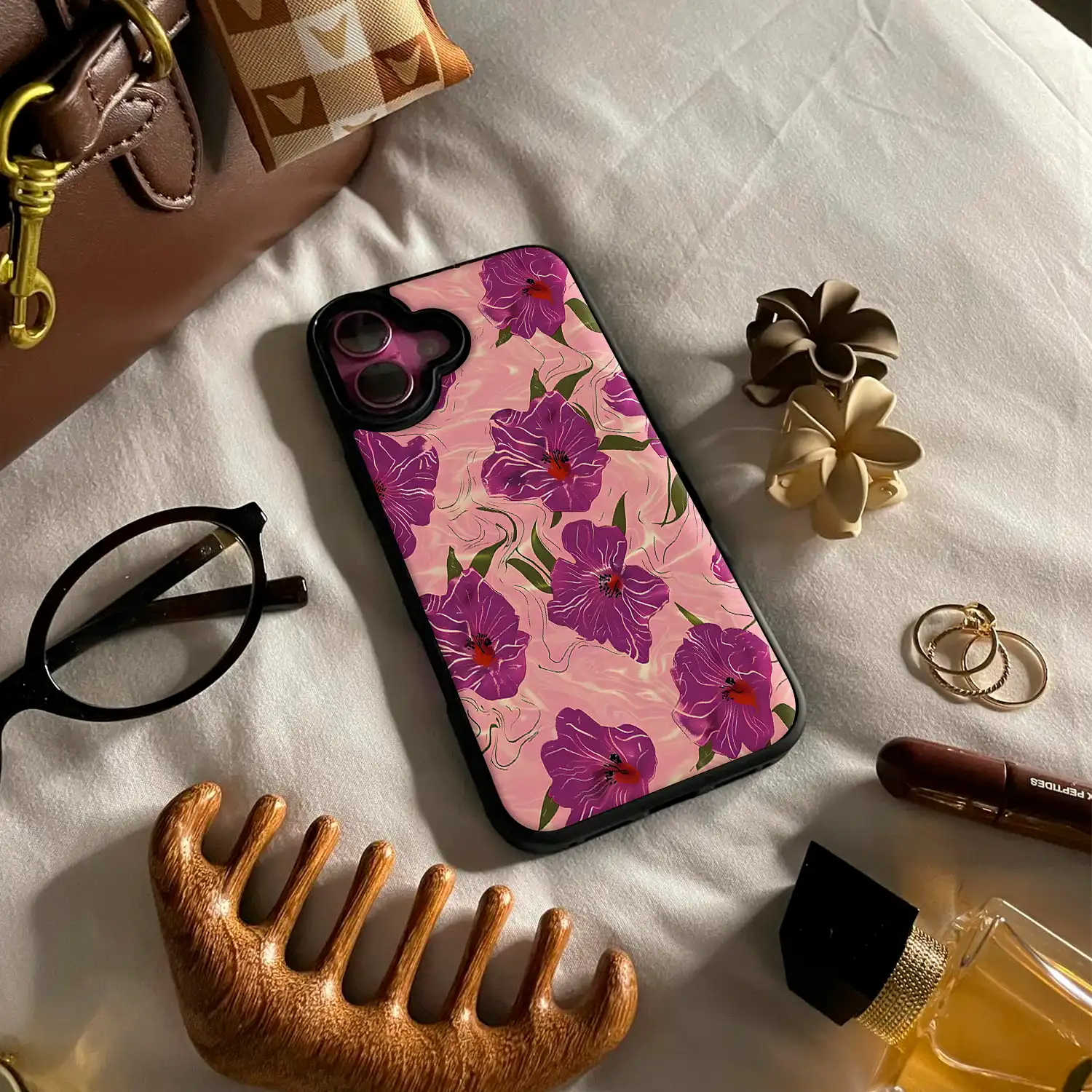 Violet Swirl Magsafe iPhone Case