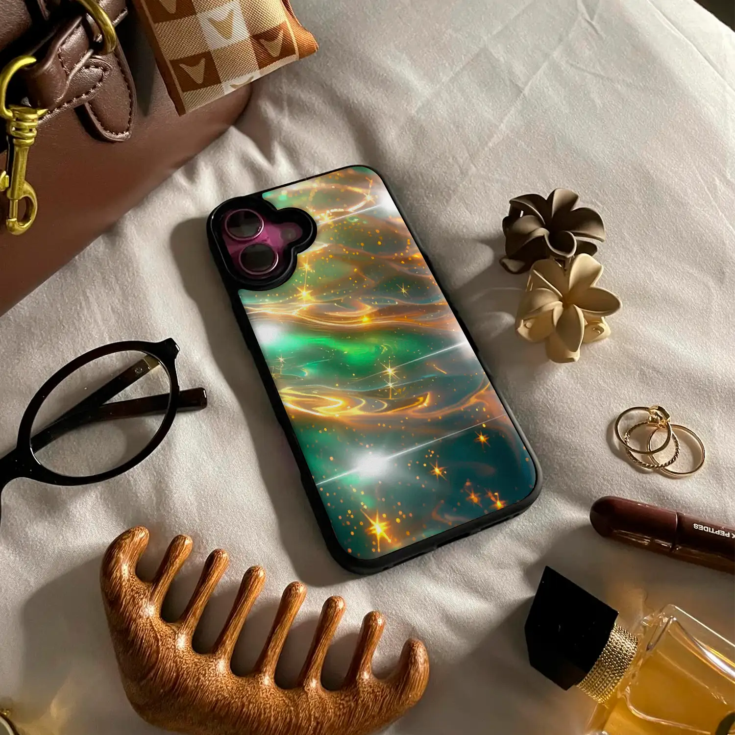 Magsafe Golden Stardust iPhone Case