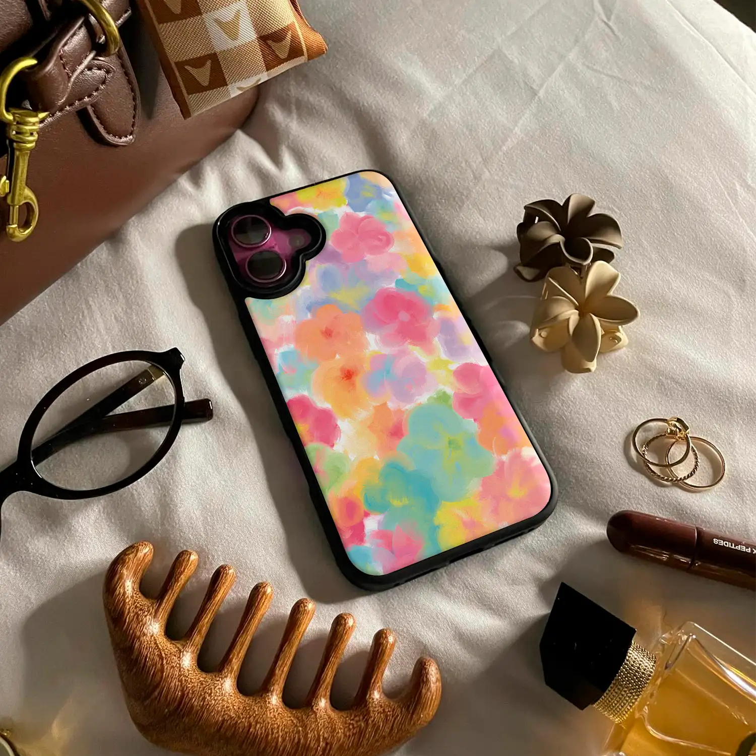 Neon Floral Magsafe iPhone Case