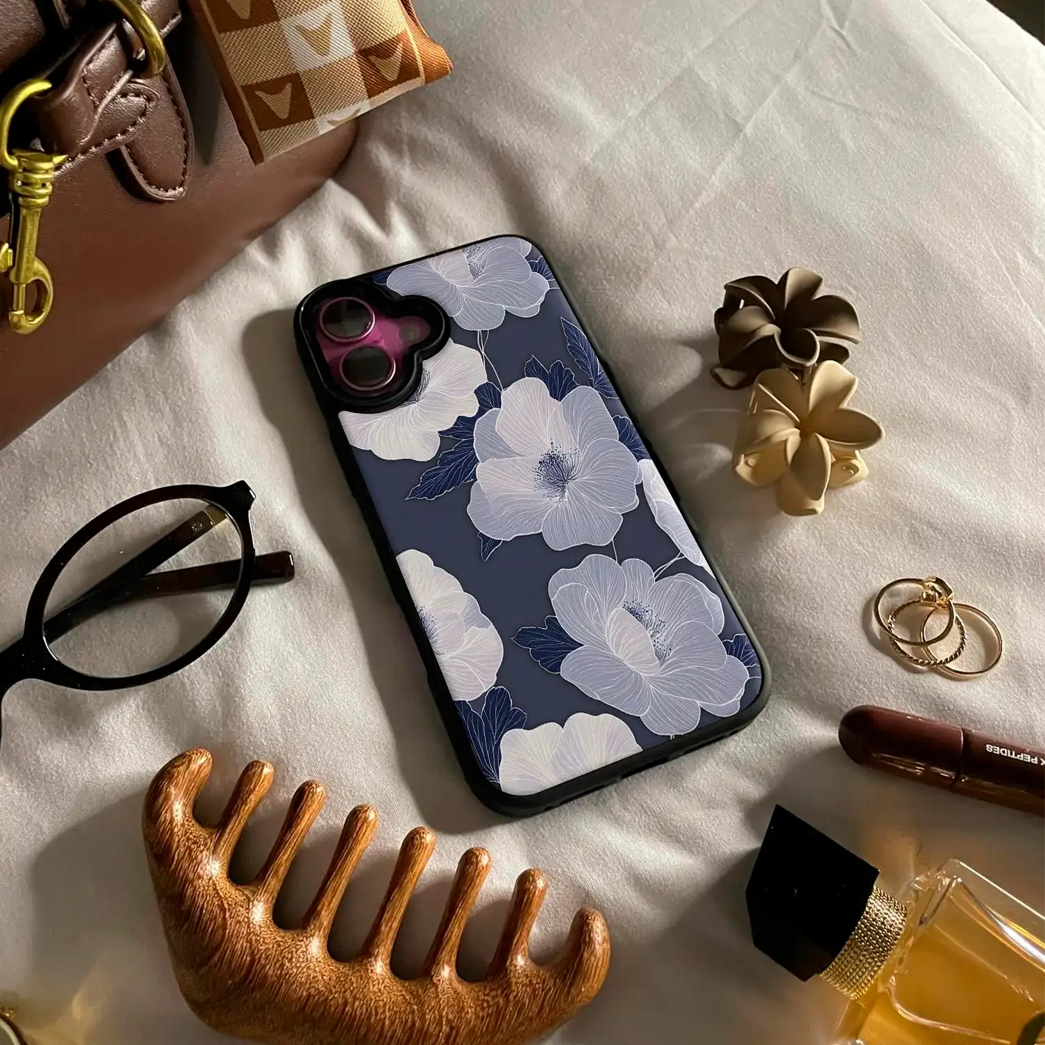 Plain Camellia Magsafe iPhone Case
