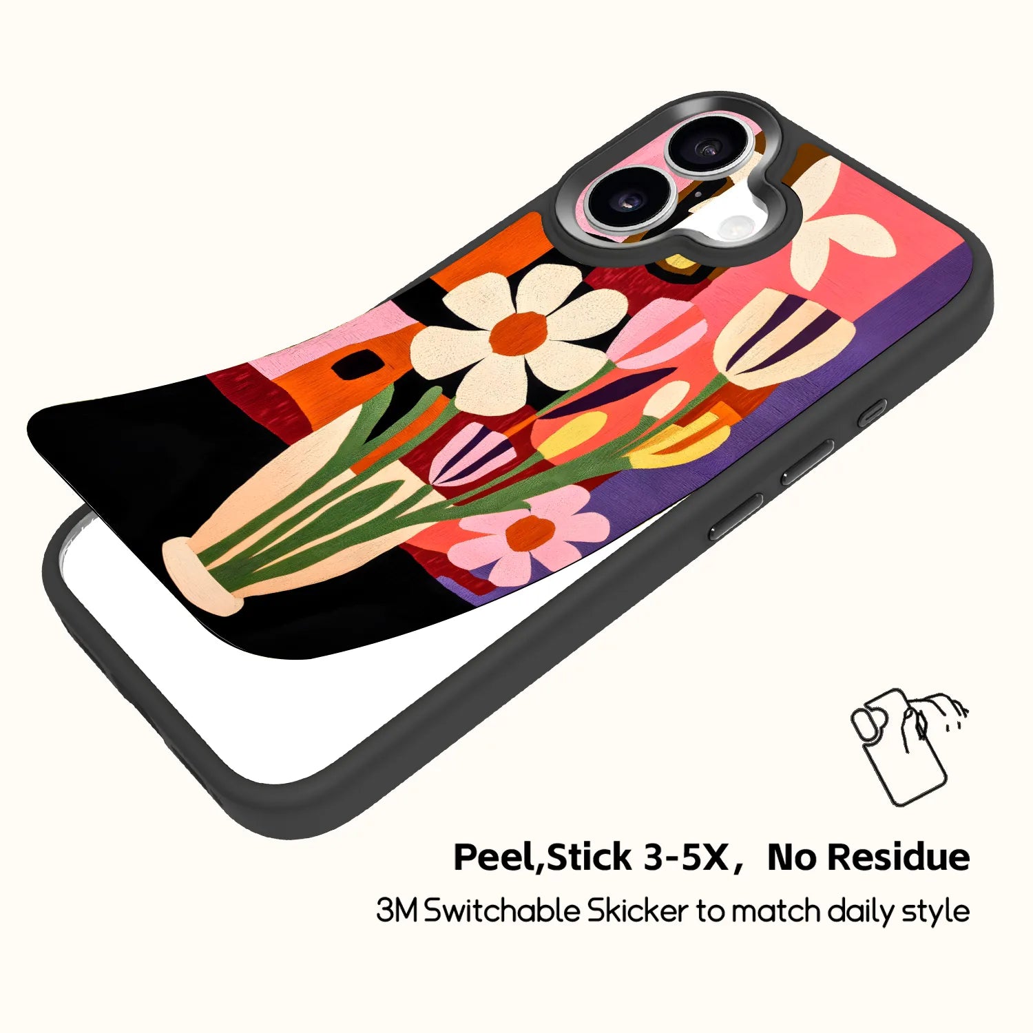 Floral Patchwork Magsafe iPhone Case