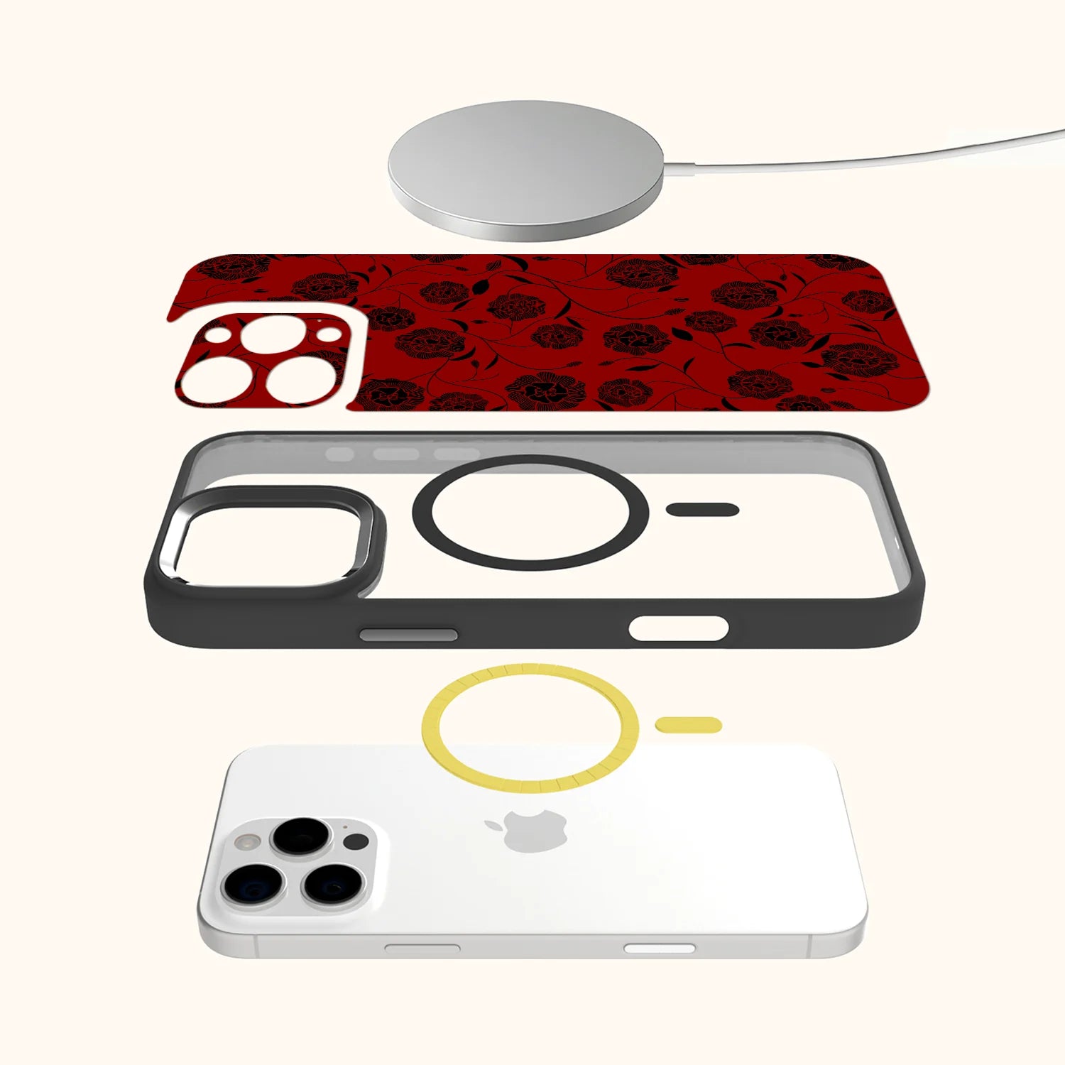 Crimson Noir Magsafe iPhone Case