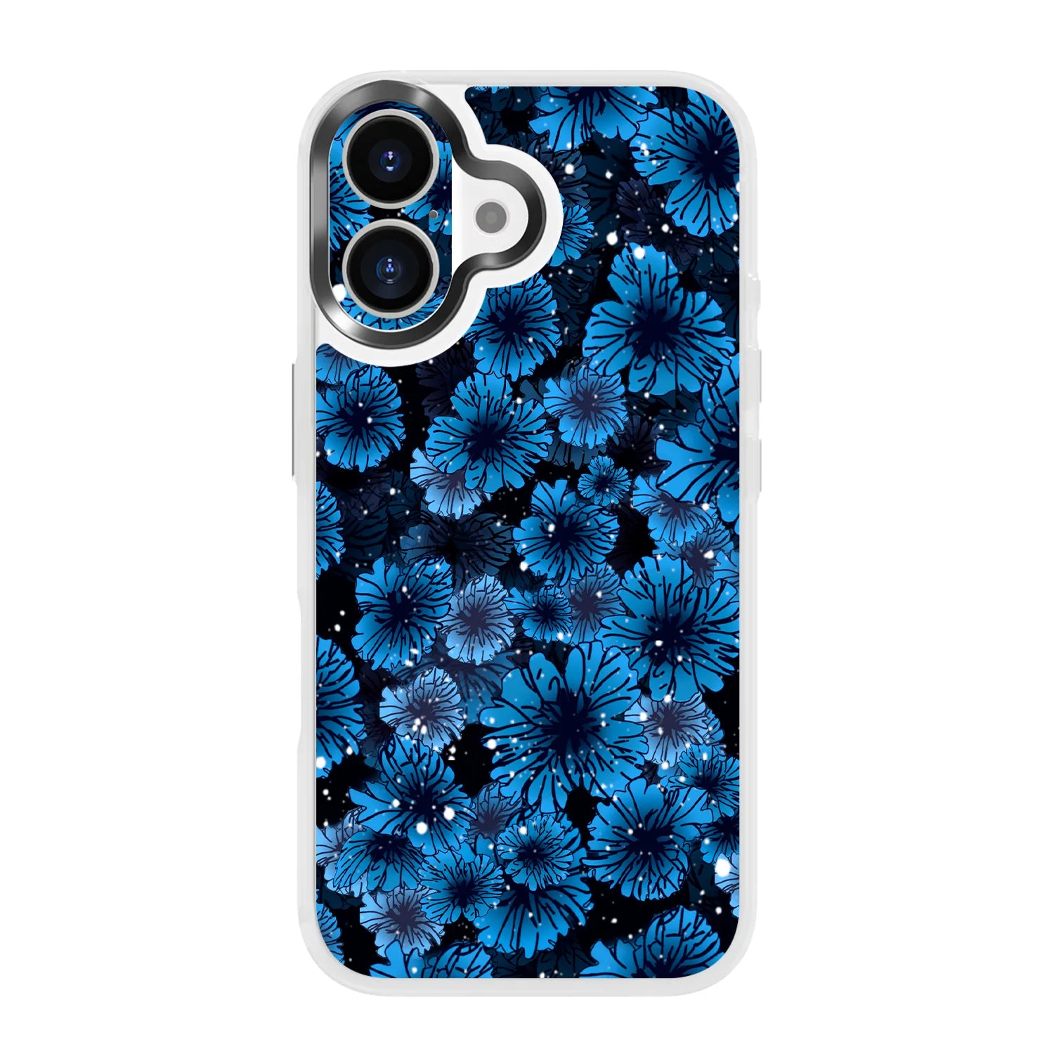 Navy Daisy Magsafe iPhone Case