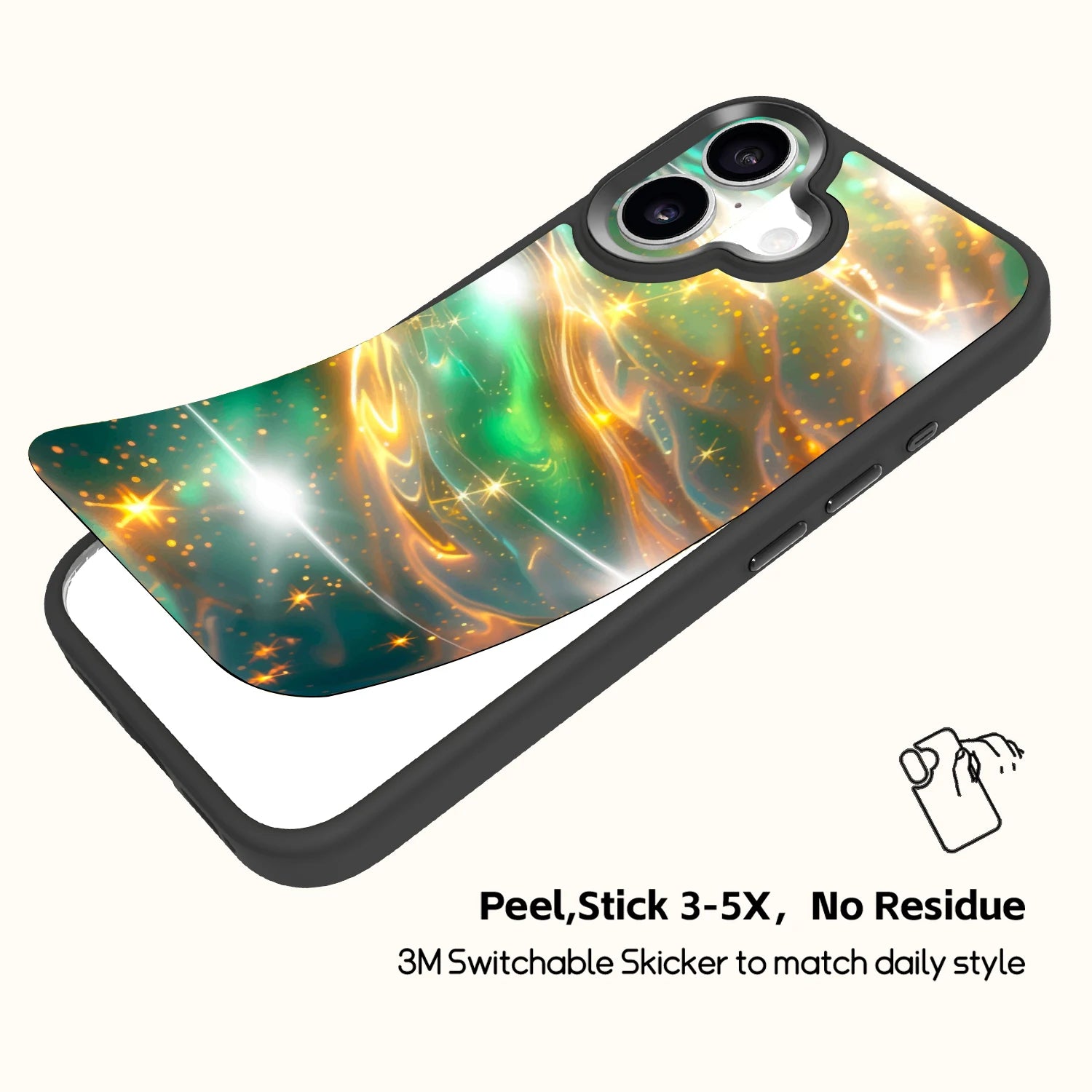 Magsafe Golden Stardust iPhone Case