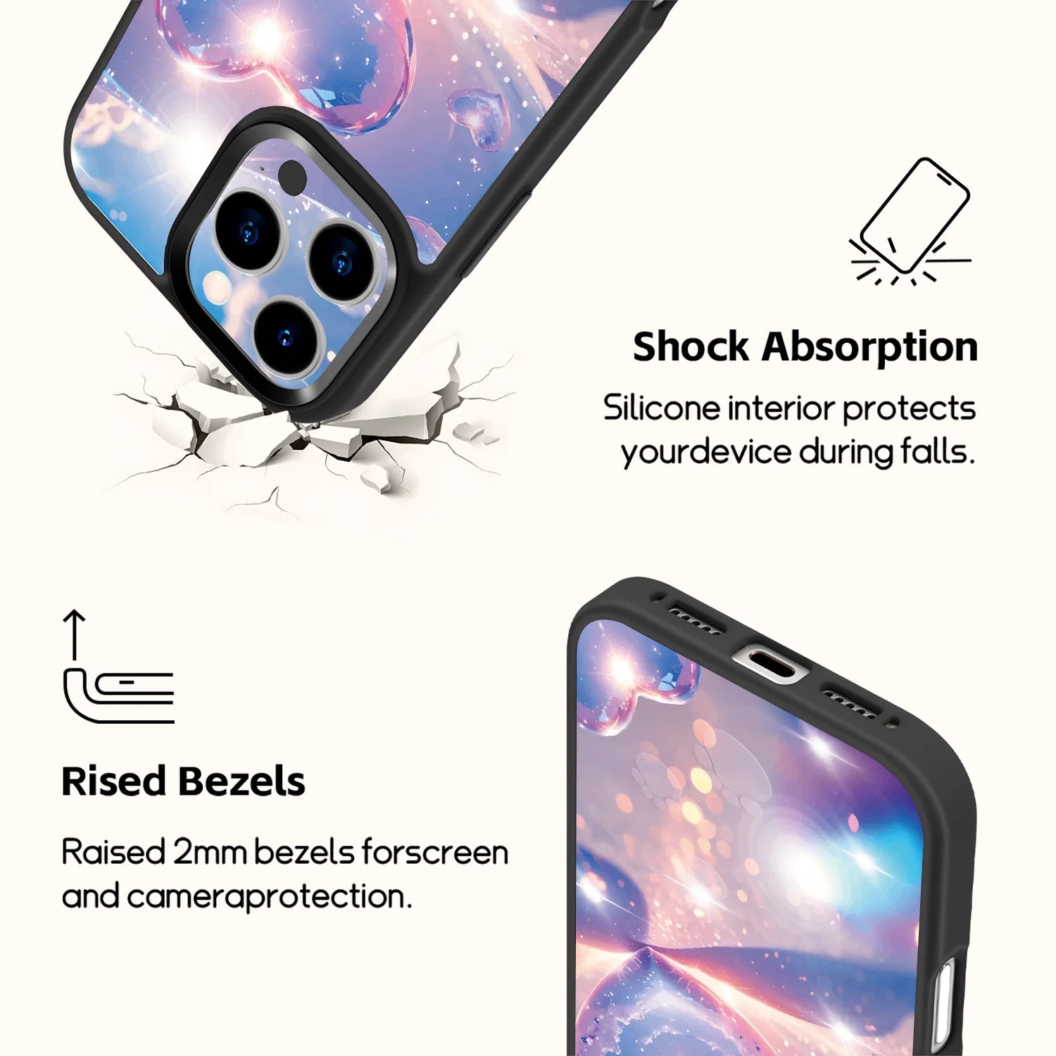 Magsafe Lavender Stardust iPhone Case