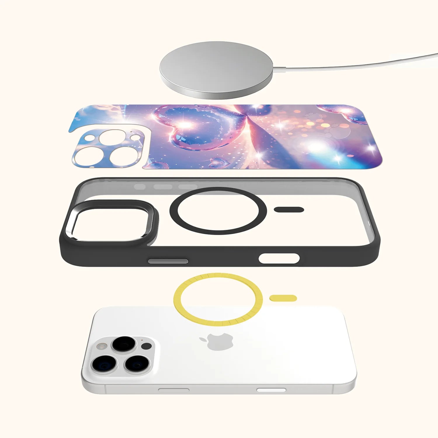 Magsafe Lavender Stardust iPhone Case