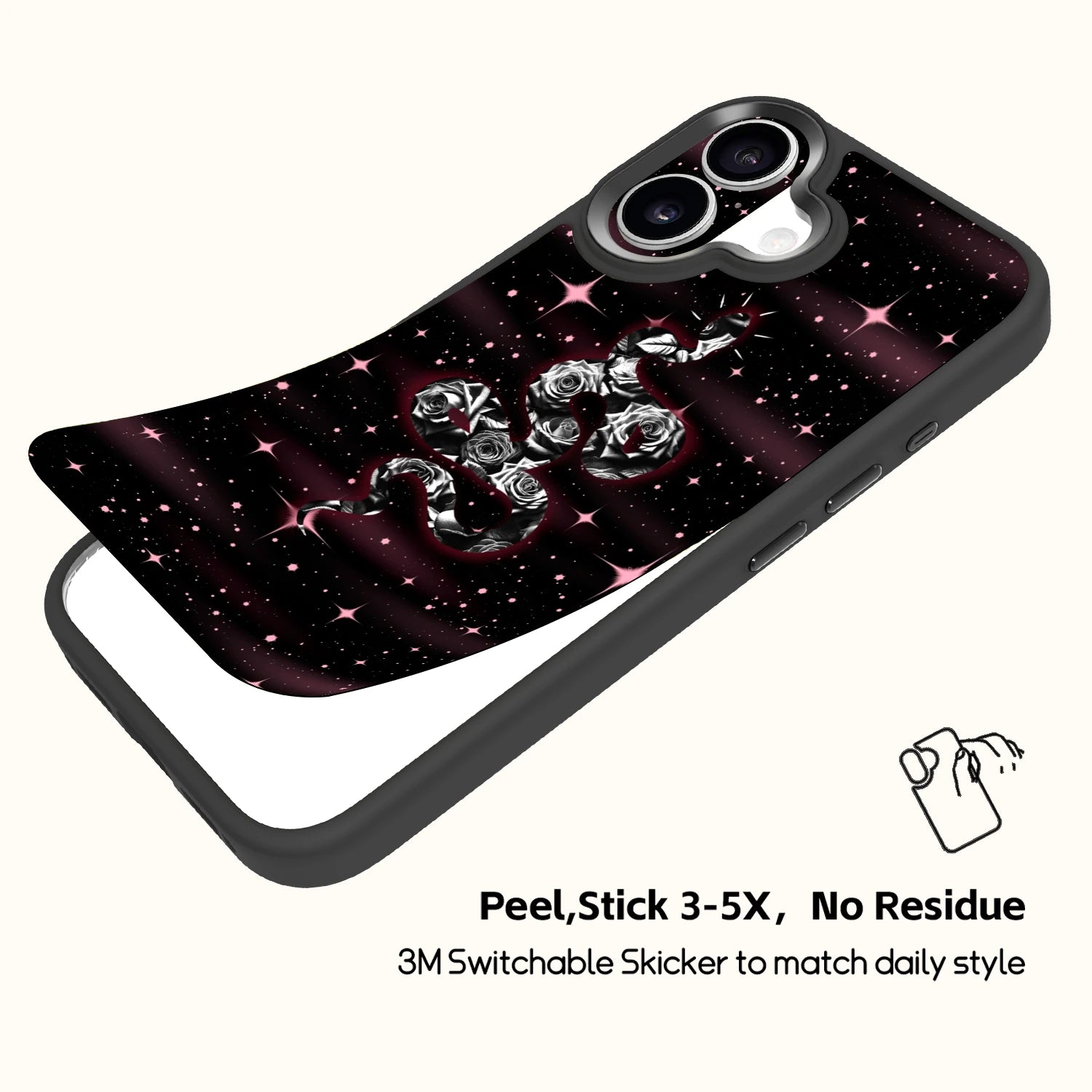 Midnight Rose | Magsafe iPhone Case