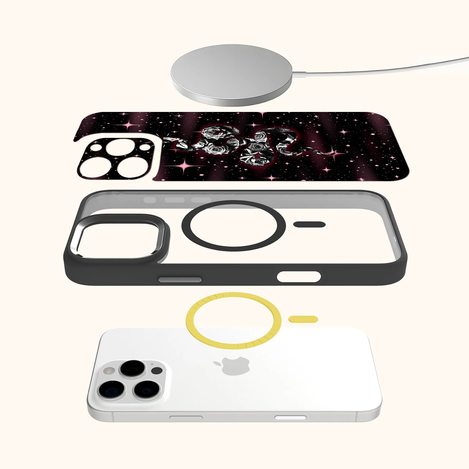 Midnight Rose | Magsafe iPhone Case