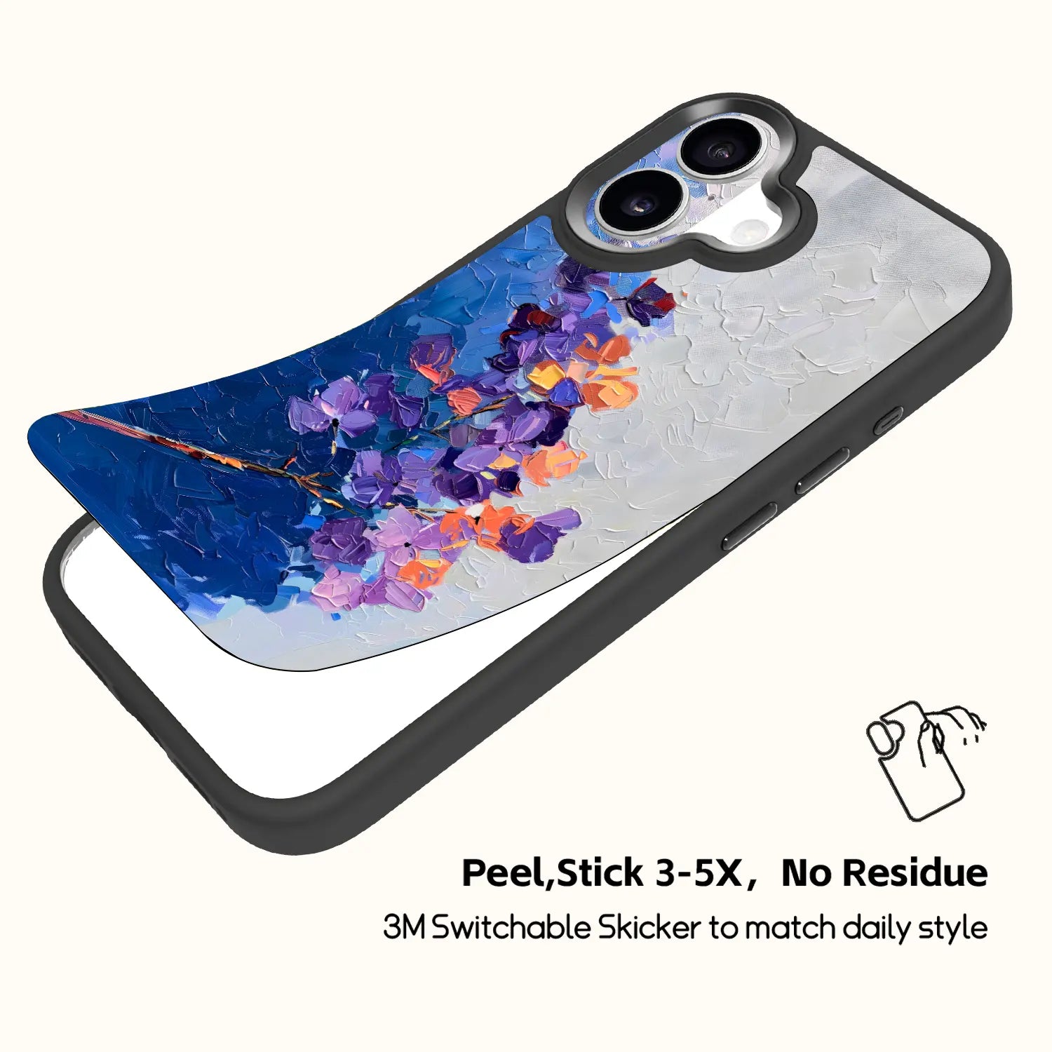 Magsafe Lavender Leafy iPhone Case