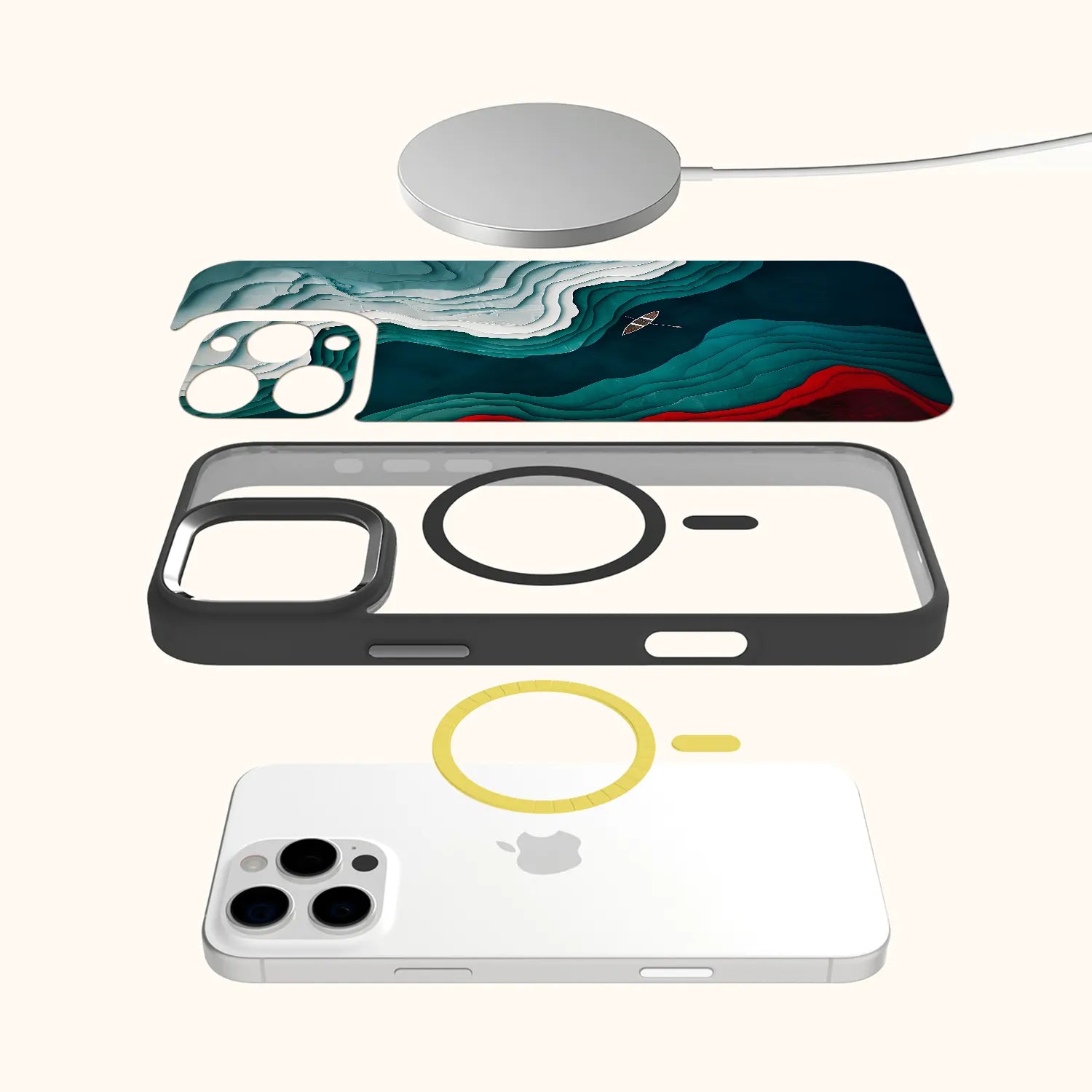 Mint Natural Magsafe iPhone Case