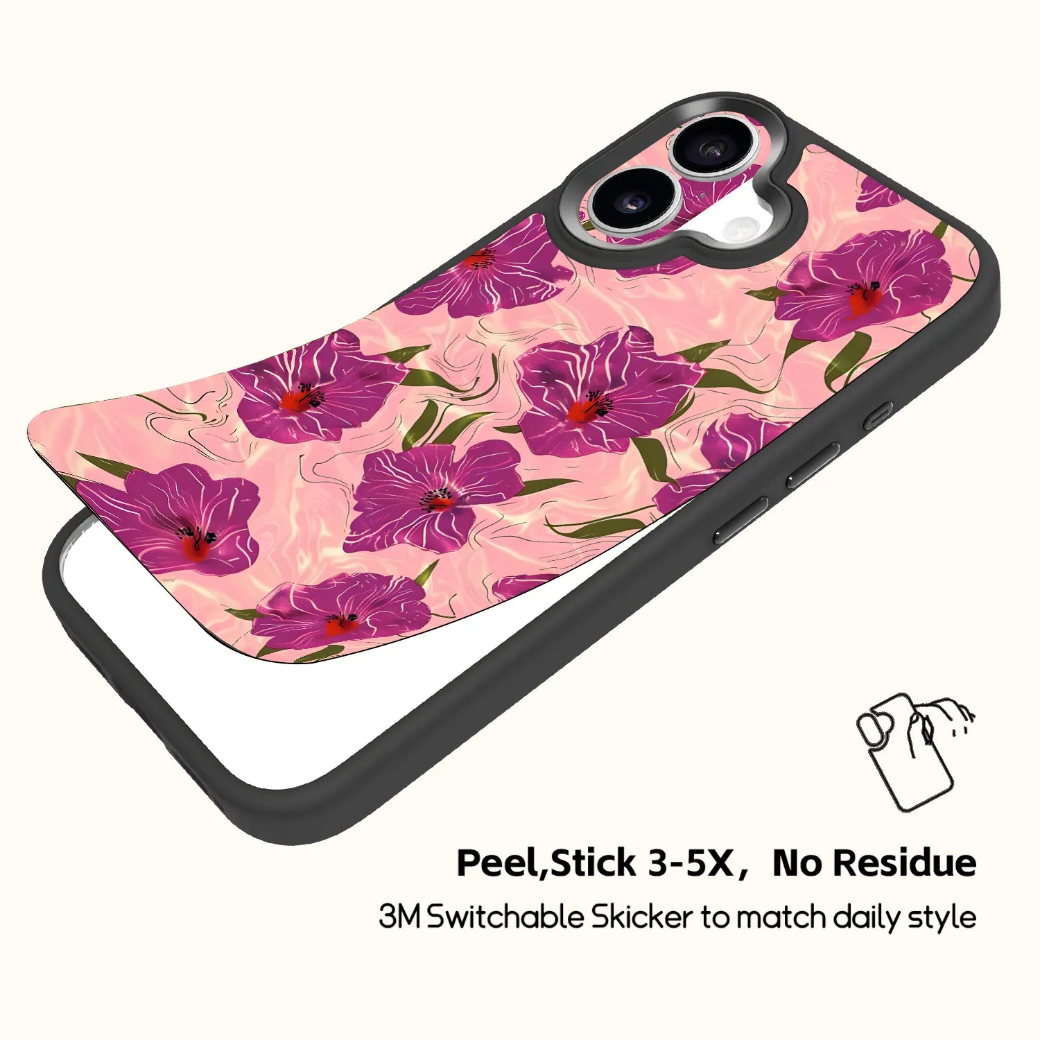 Violet Swirl Magsafe iPhone Case
