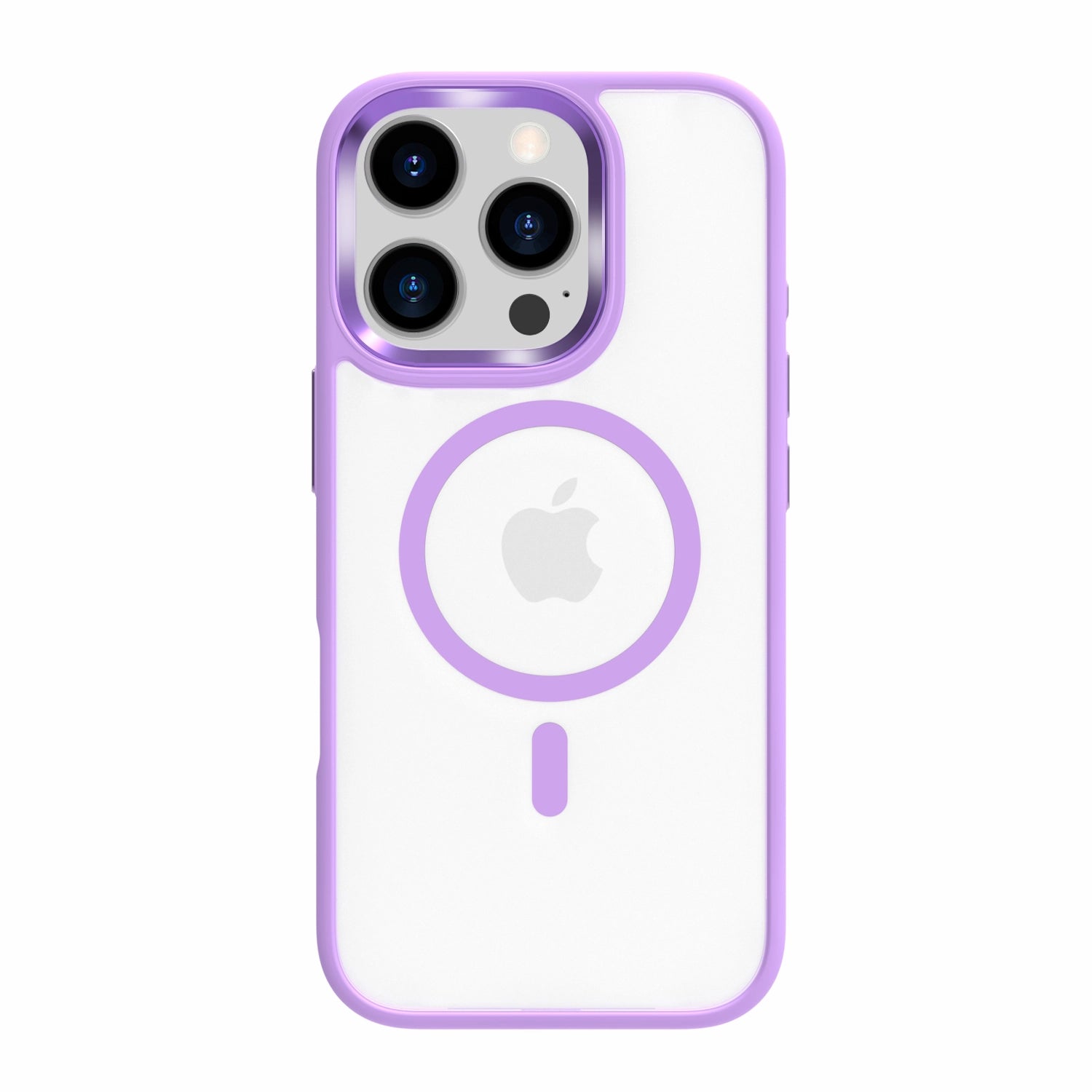 Clear-iPhone 16 pro Case-purple