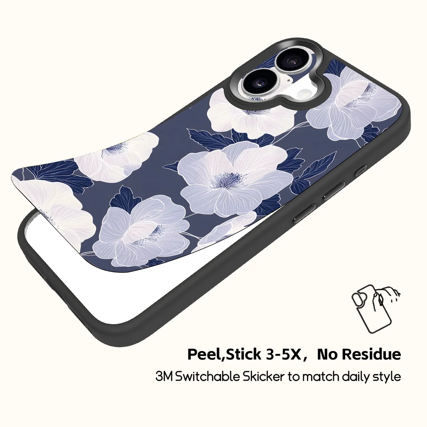 Plain Camellia Magsafe iPhone Case