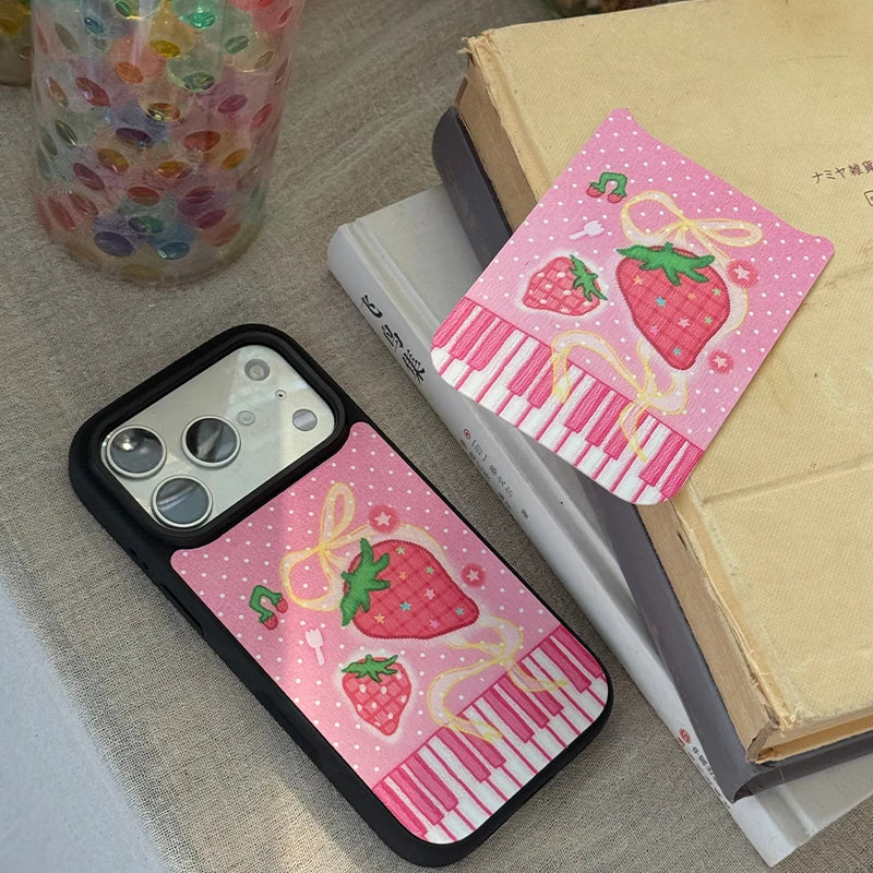 Strawberry Dot Interchangeable iPhone Case