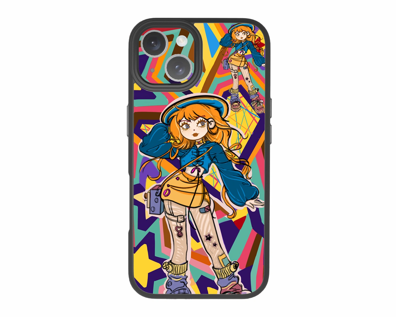 Anime-Girl-iPhone14-Case-ChiliCase