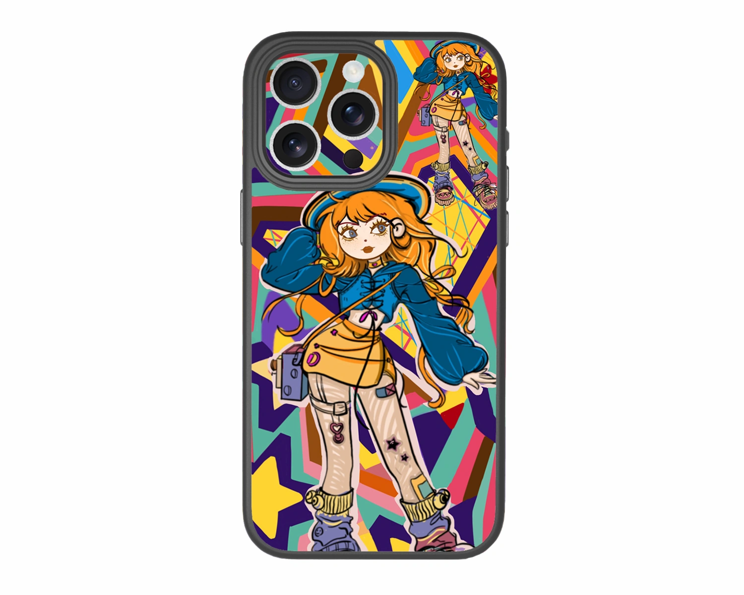 Anime-Girl-iPhone 15 Pro Max-Case-Chili Case