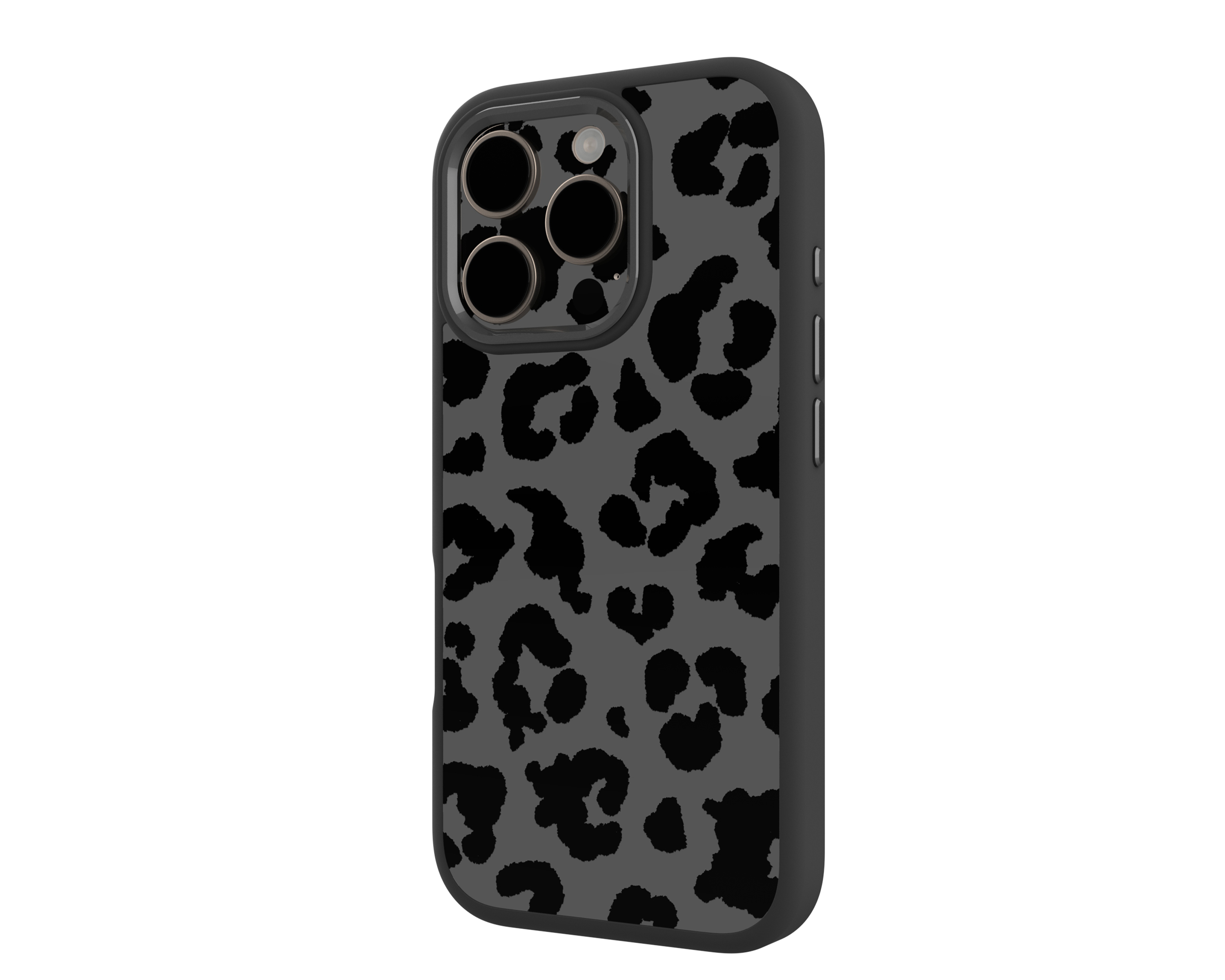 Black - Leopard - iPhone 16 Pro Max Case - Button
