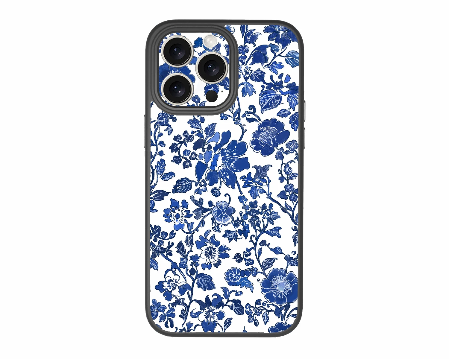 Timeless-Art-Blue-White-Peony-iPhone 14 Pro Max-Case-Chili Case