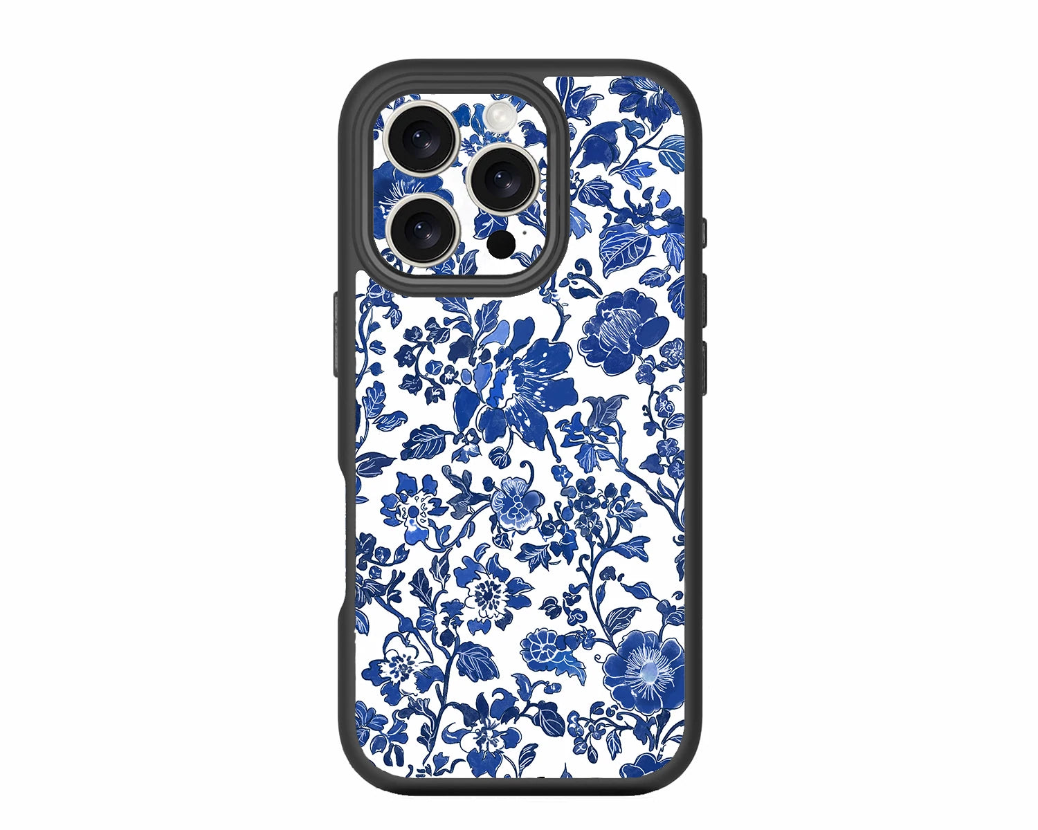 Timeless-Art-Blue-White-Peony-iPhone 16 Pro Max-Case-Chili Case